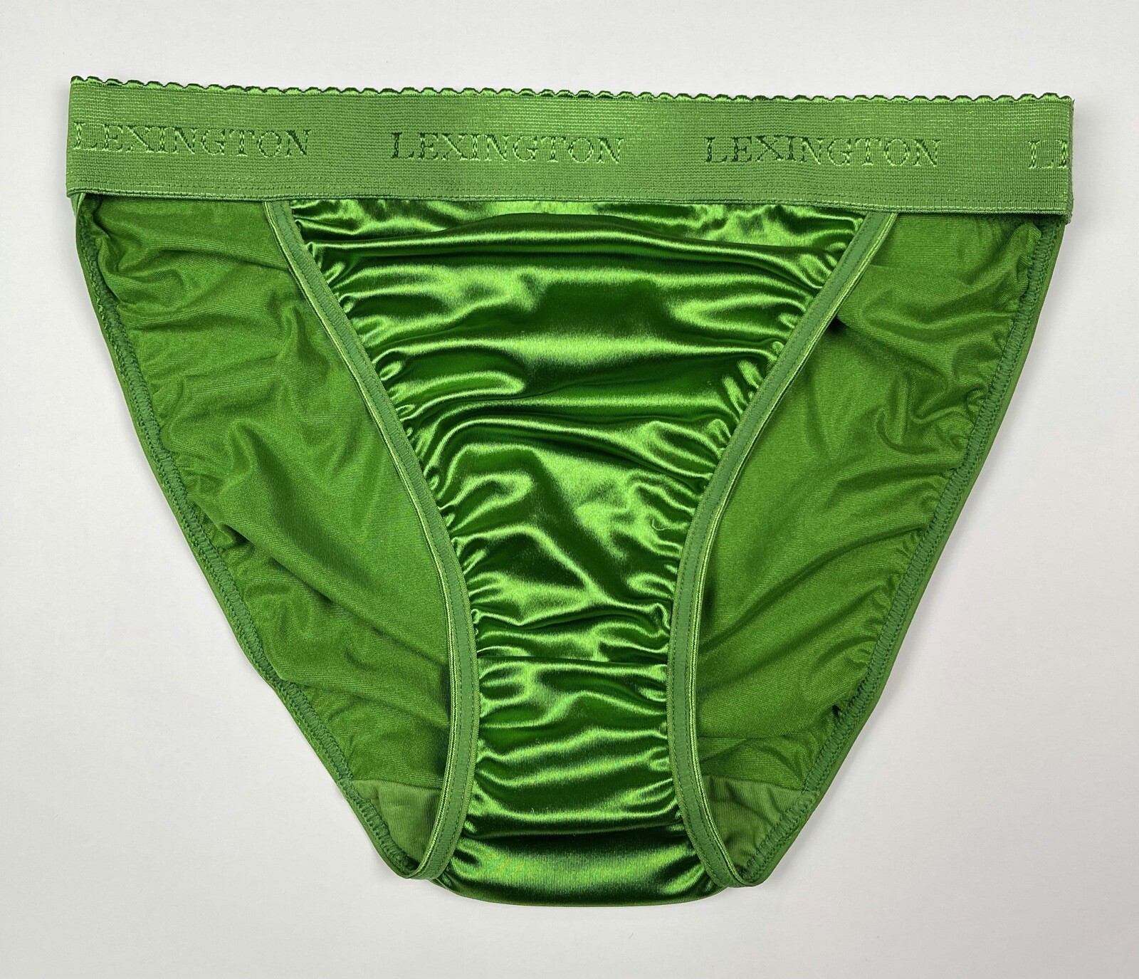 Rio Satin Panty Wide Waistband Green XL/8