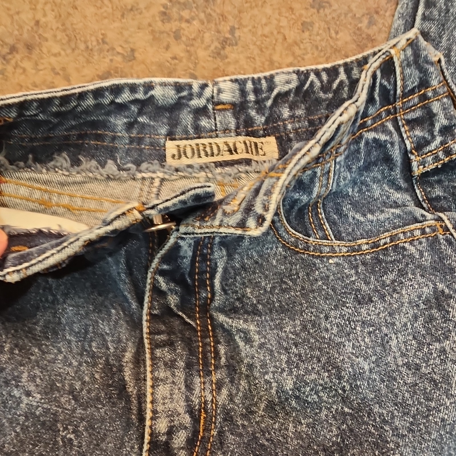 Jordache 1980s Original Acid Wash Blue Jeans 100% Cotton Size 5/6 MPN 10-JC23-RV