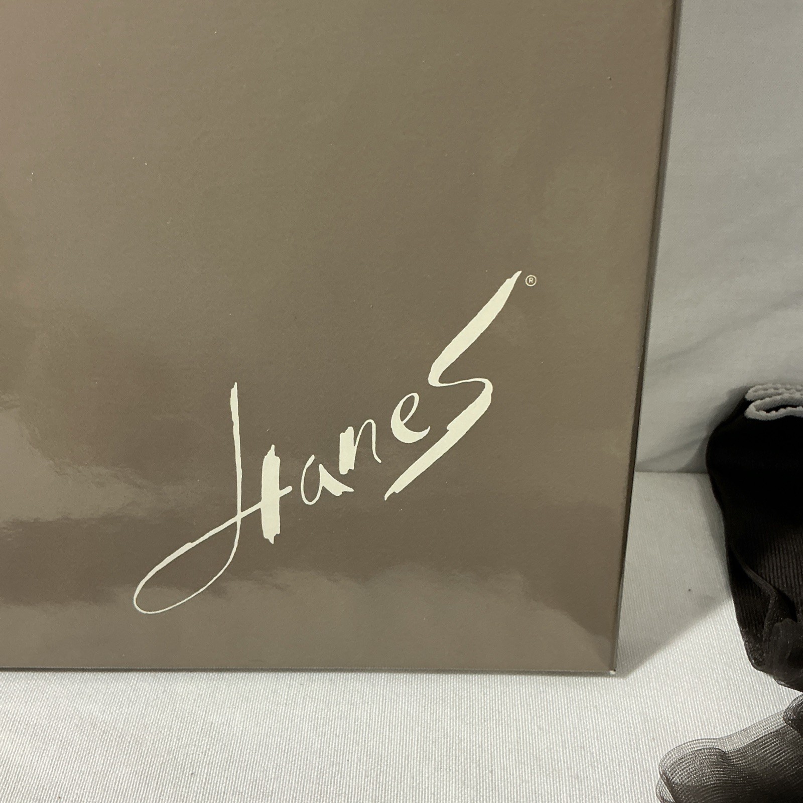 Hanes 415M 10M 1 Pair Stocking Barely Black Walking Sheer RHT VTG.