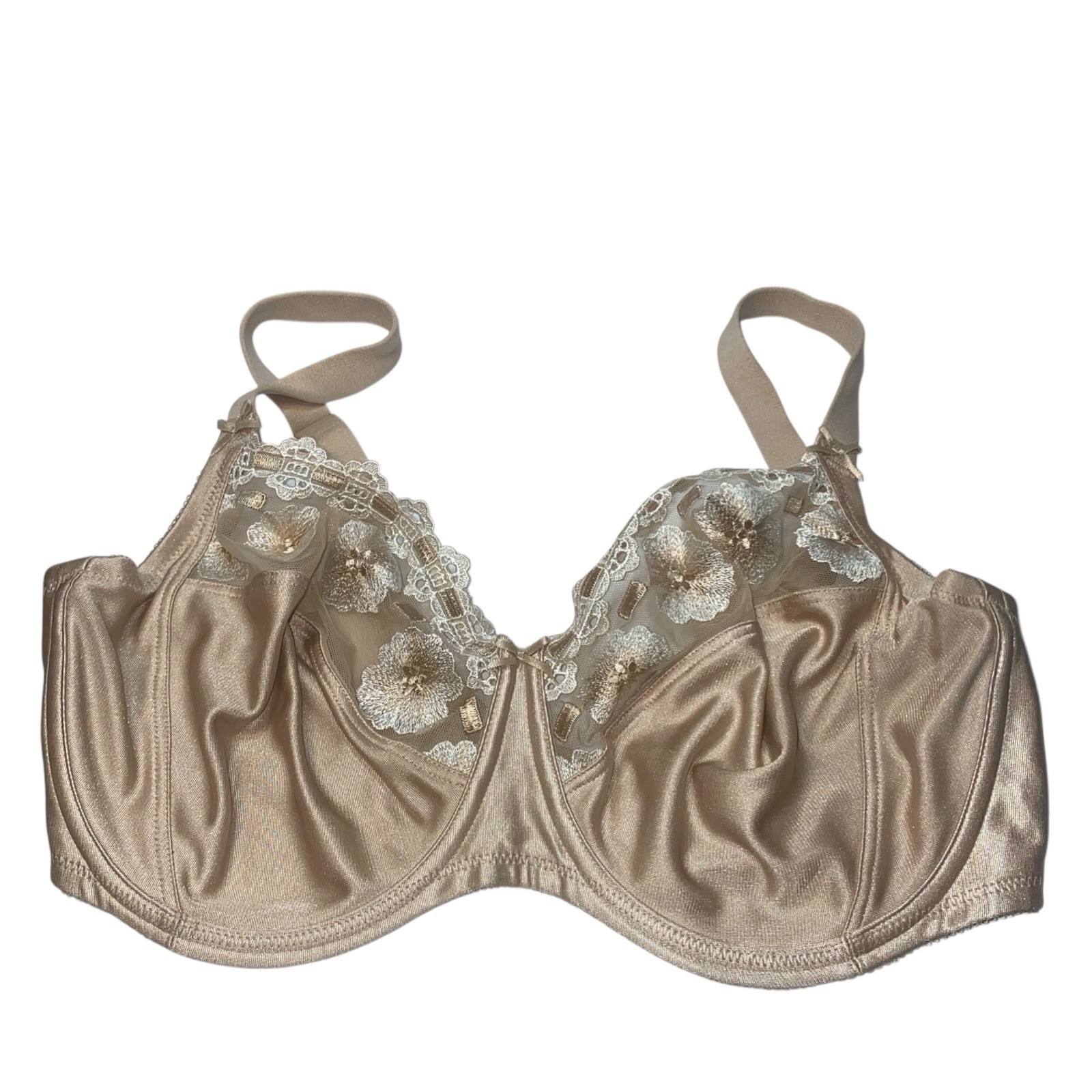 WACOAL 85532 Beige / Nude PRETTY & POLISHED Semi-Sheer UNDERWIRE BRA ~ 36DDD