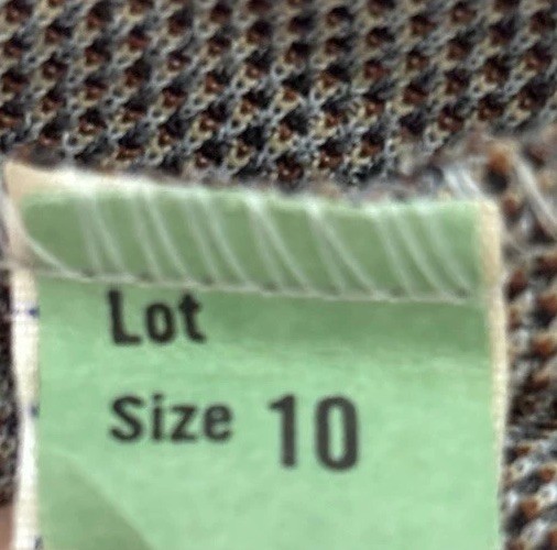 Vintage Pleated Checked Skirt Brown Grey Polyester Academia Classic Size 10 EUC