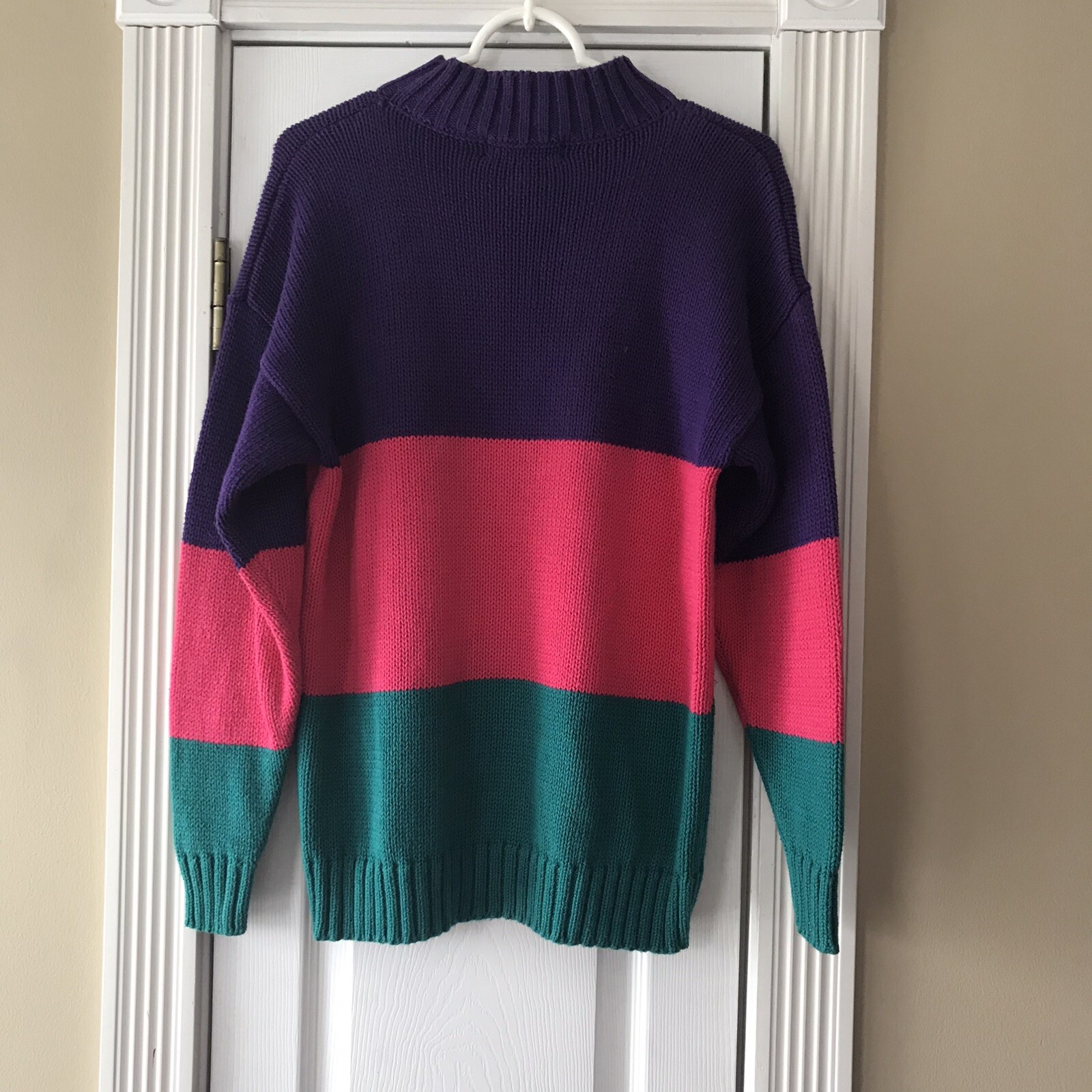 vintage 1980s mock turtleneck sweater women/juniors