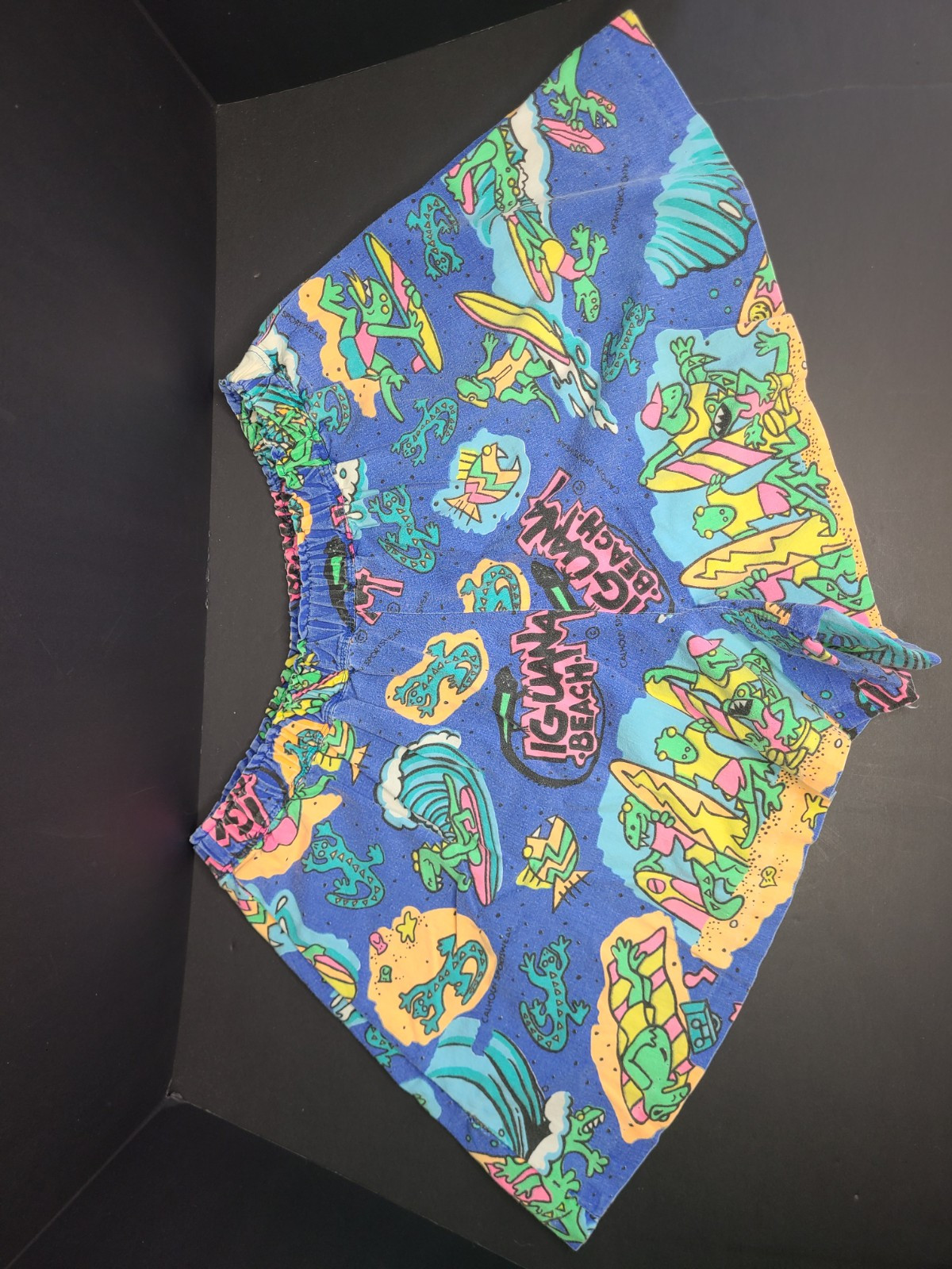 Vntg 90s Outfit Set Iguana Beach Soveneir Womans Small Girls Large Neon Colors