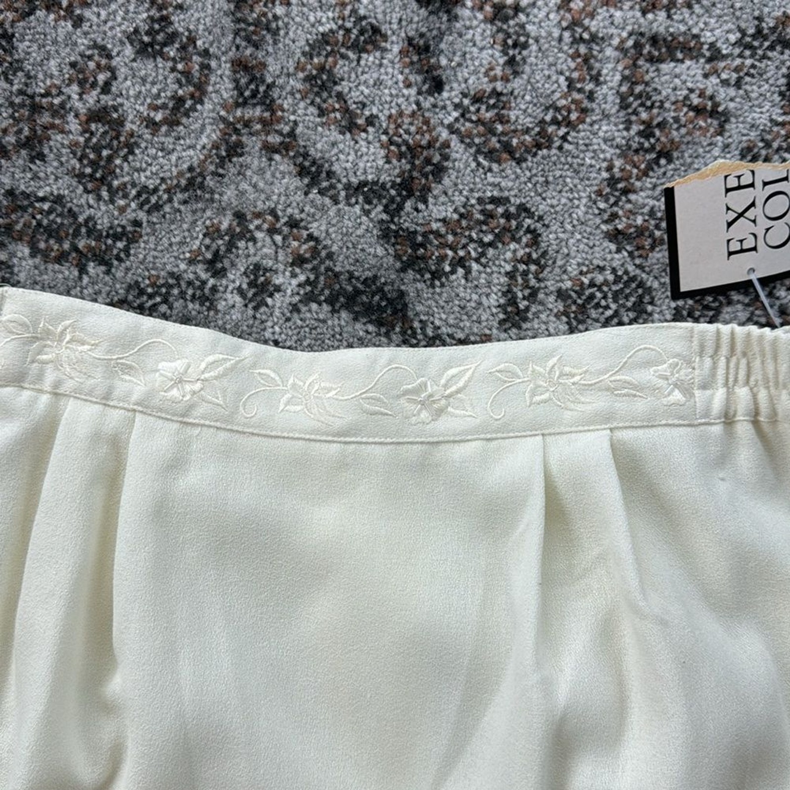 Vintage Executive Collection Blazer & Skirt Set Cream 14
