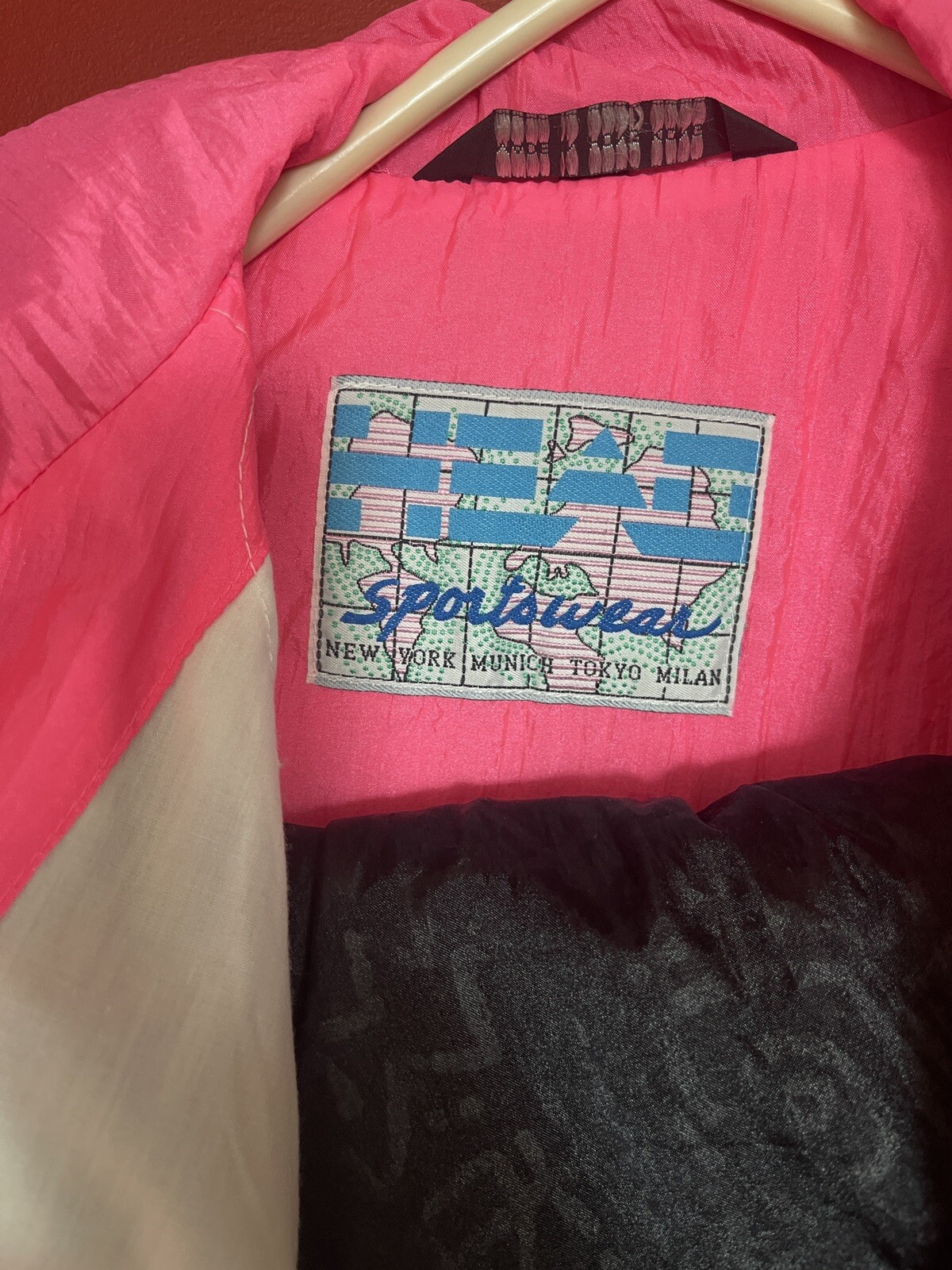 Head Sportswear Track Suit Women’s Sz “S” 2 Piece Jacket & Pants,Black& Pink,New