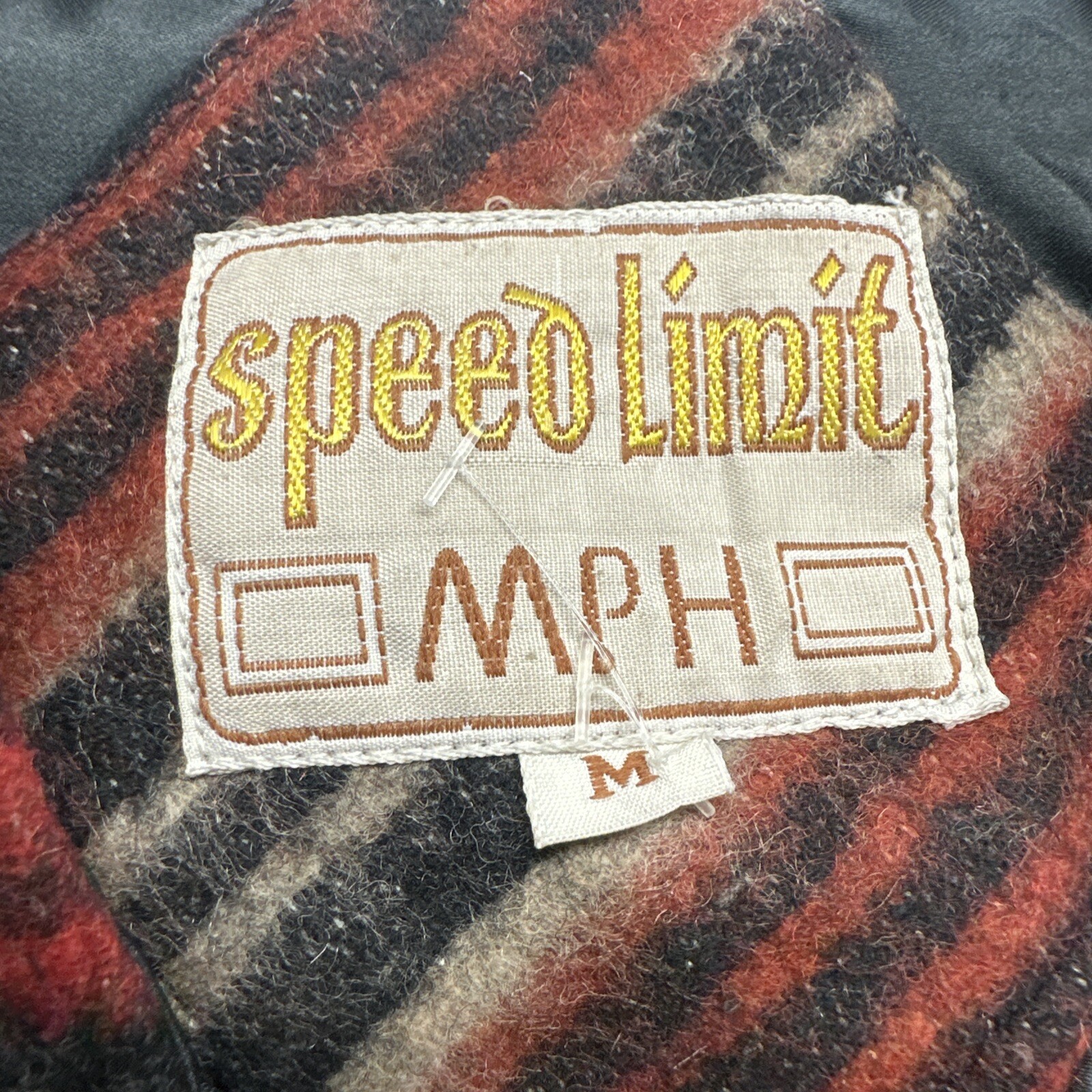 NWT Vintage Speed Limit MPH Aztec Wool Blend Quilted Lined Vest Southwest Desert
