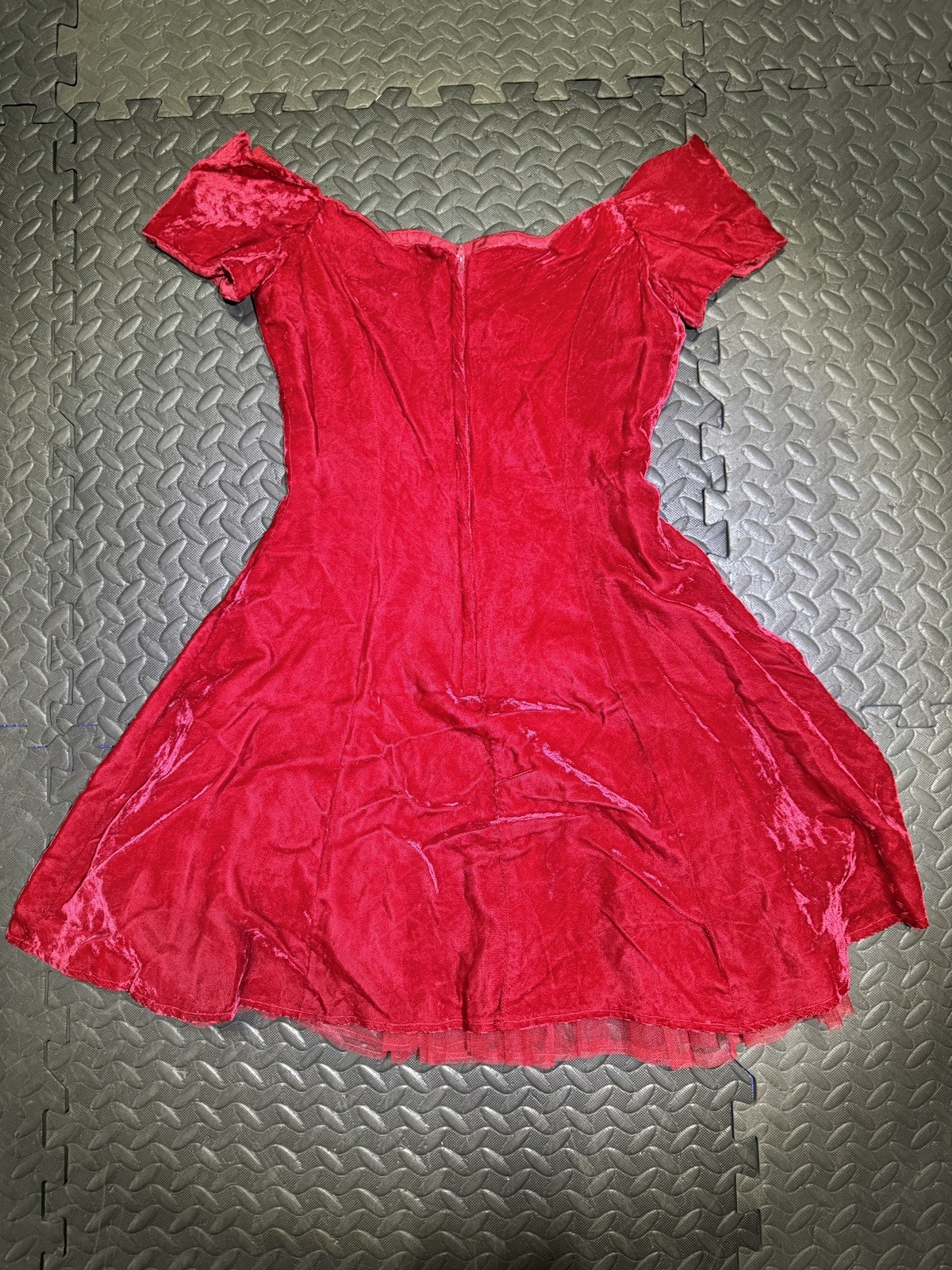 Vintage 80’s Roberta Dress Red Formal Party Prom Cocktail Gown 9/10 Dance 90s