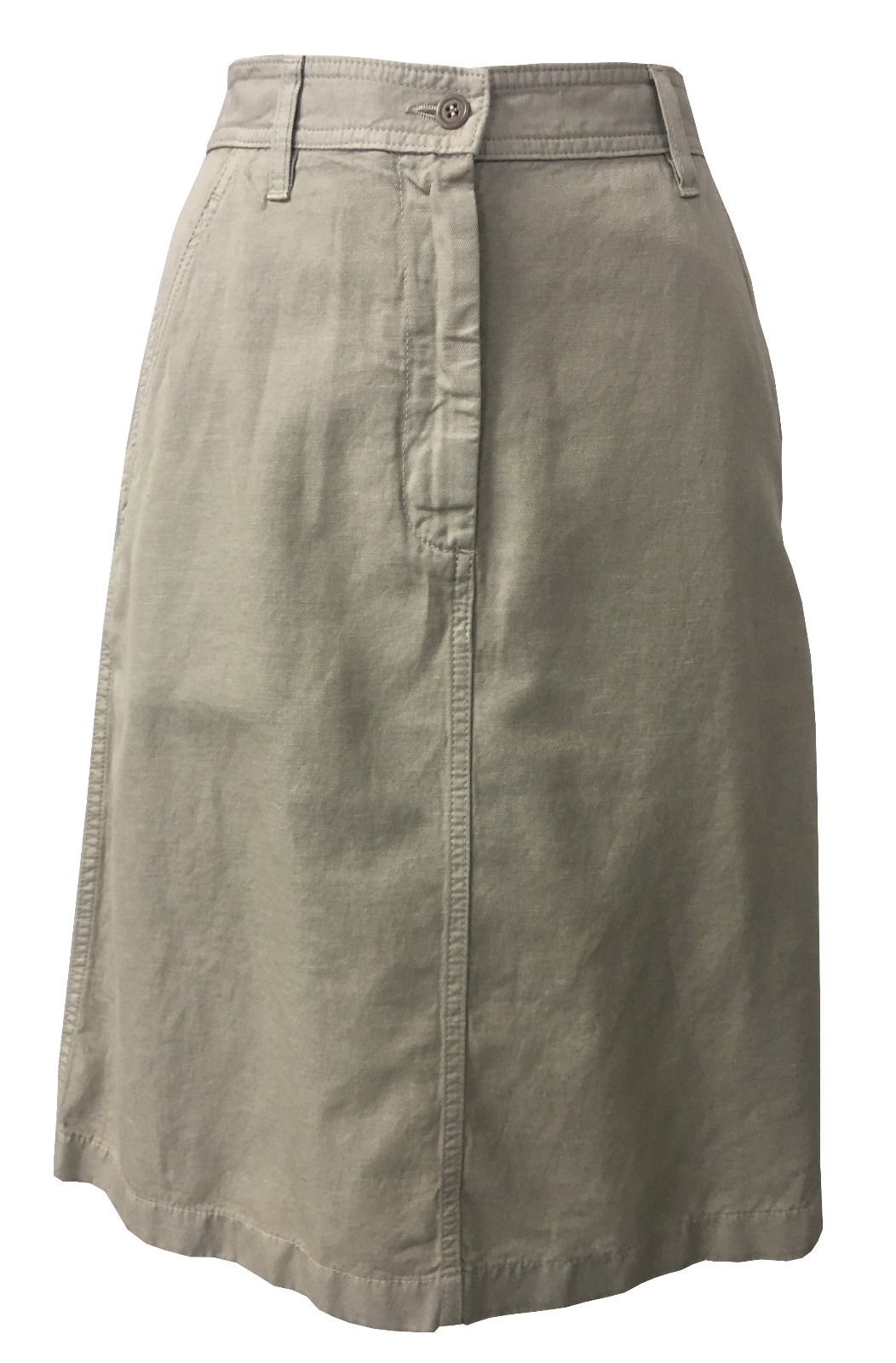 ASPESI gonna donna vita alta begie mod H507 F207 61% cotone 39% lino MADE IN ITA