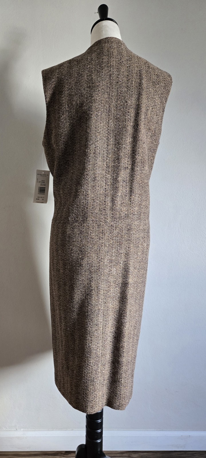 Harve Benard byBenard Holtzman/jumperDres/vintage/women/size12/wool/brown/pocket