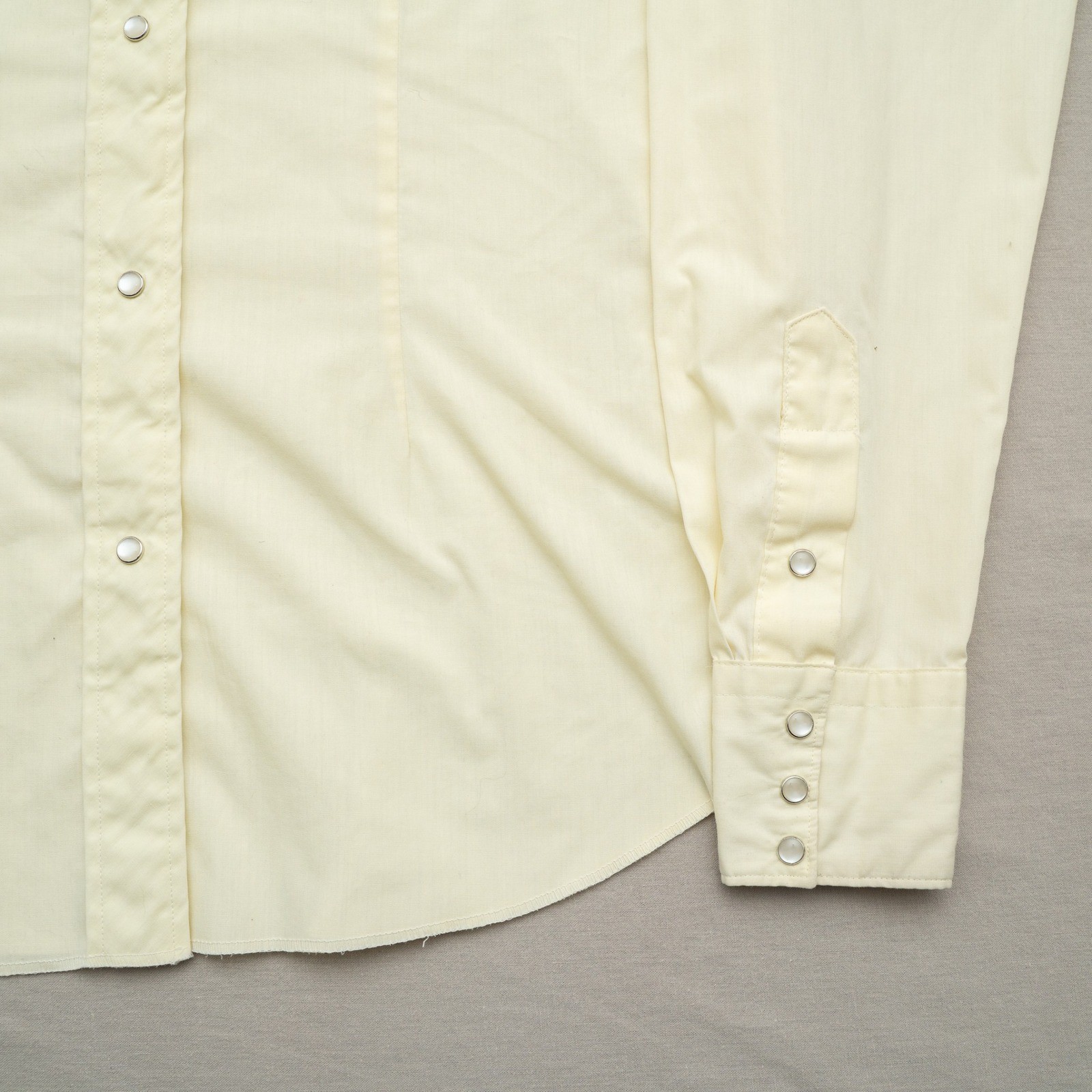 Vintage 60s 70s Tem Tex Western Sportswear Western Flare Pearl Snap Button Up