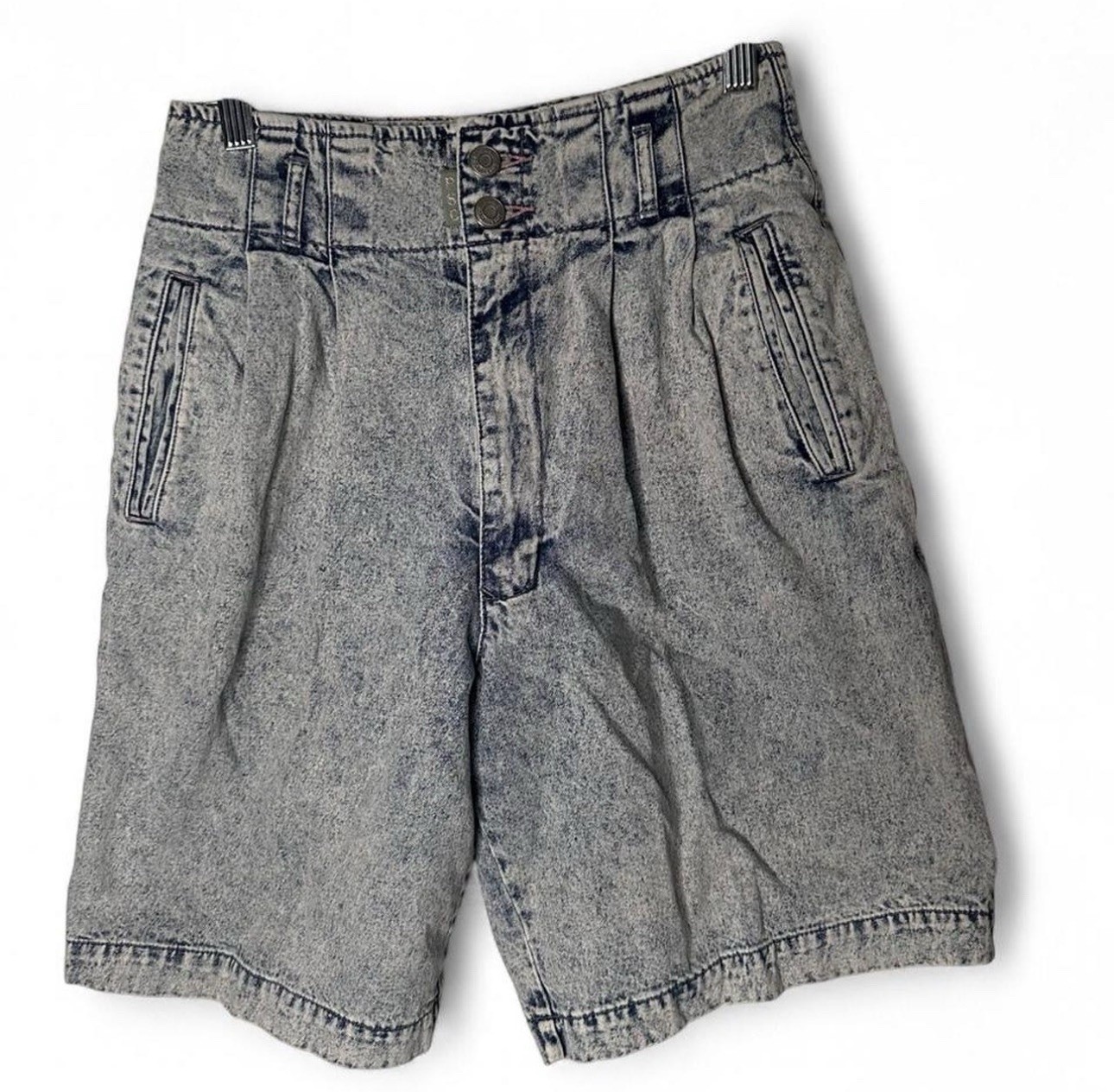 Vintage Paco Sport Denim Shorts Womens 7 Blue Baggy Jorts Y2K Skater Carpenter