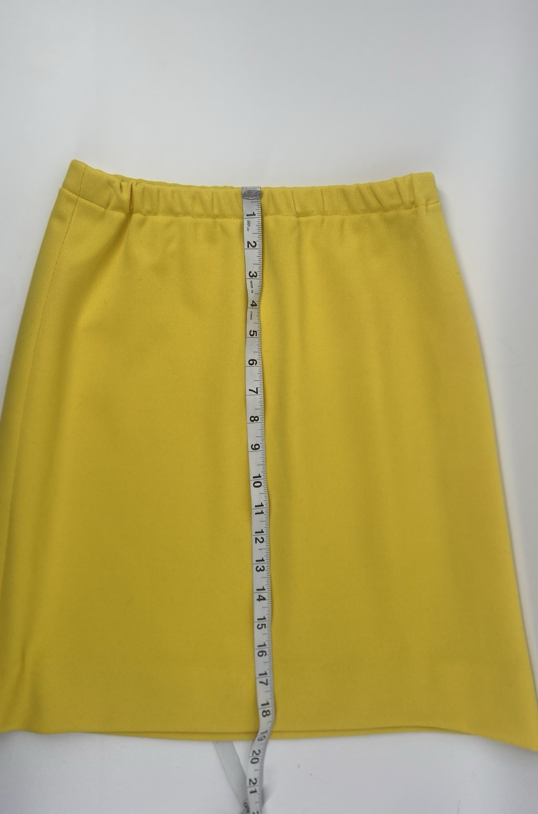 Vintage 60’s Nardis Of Dallas Yellow 2 Piece Skirt And Top Set Size Extra Small