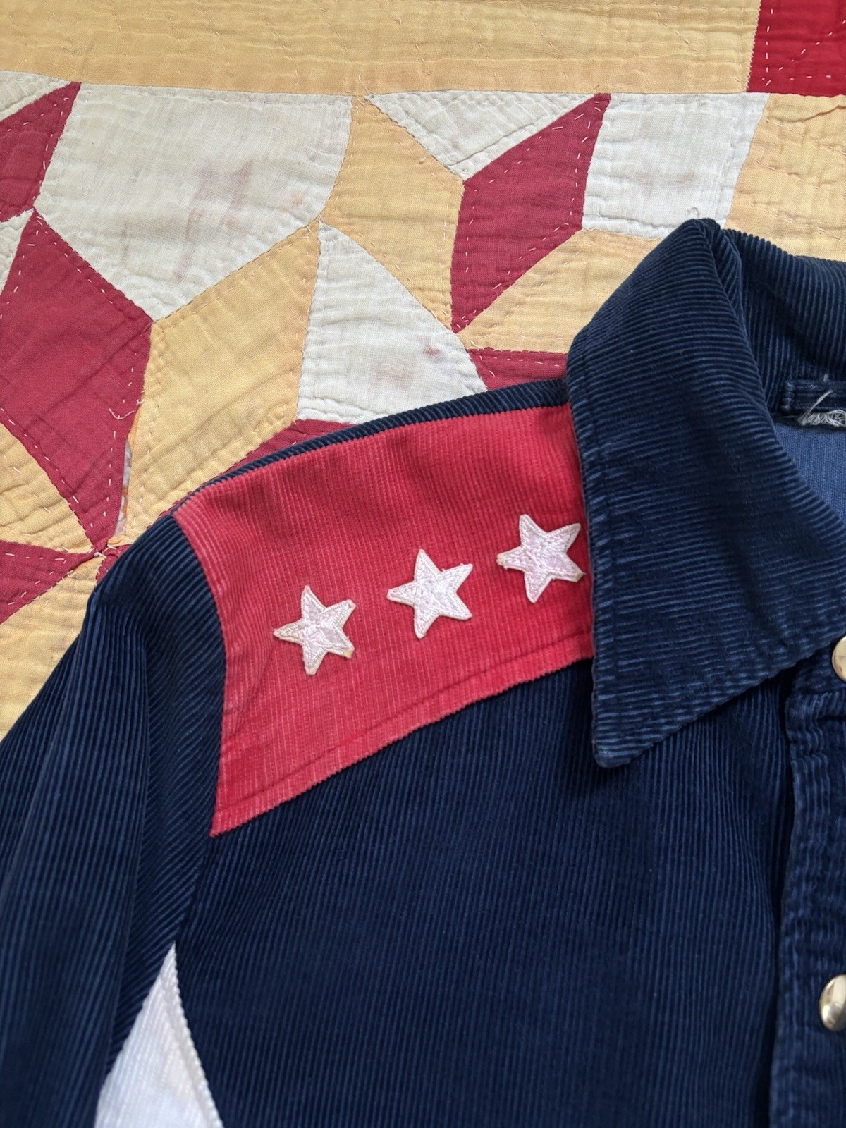 Vintage 60s 70s Outer Limits Corduroy Jacket Roller Skating USA Hippy Size 38