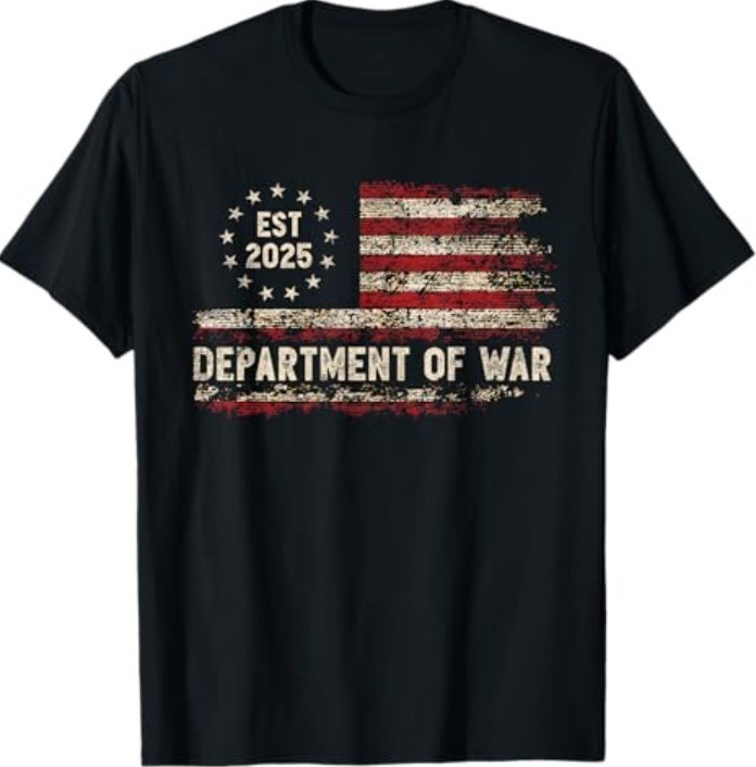 Department of War Established 2025 Re-Established T-Shirt1