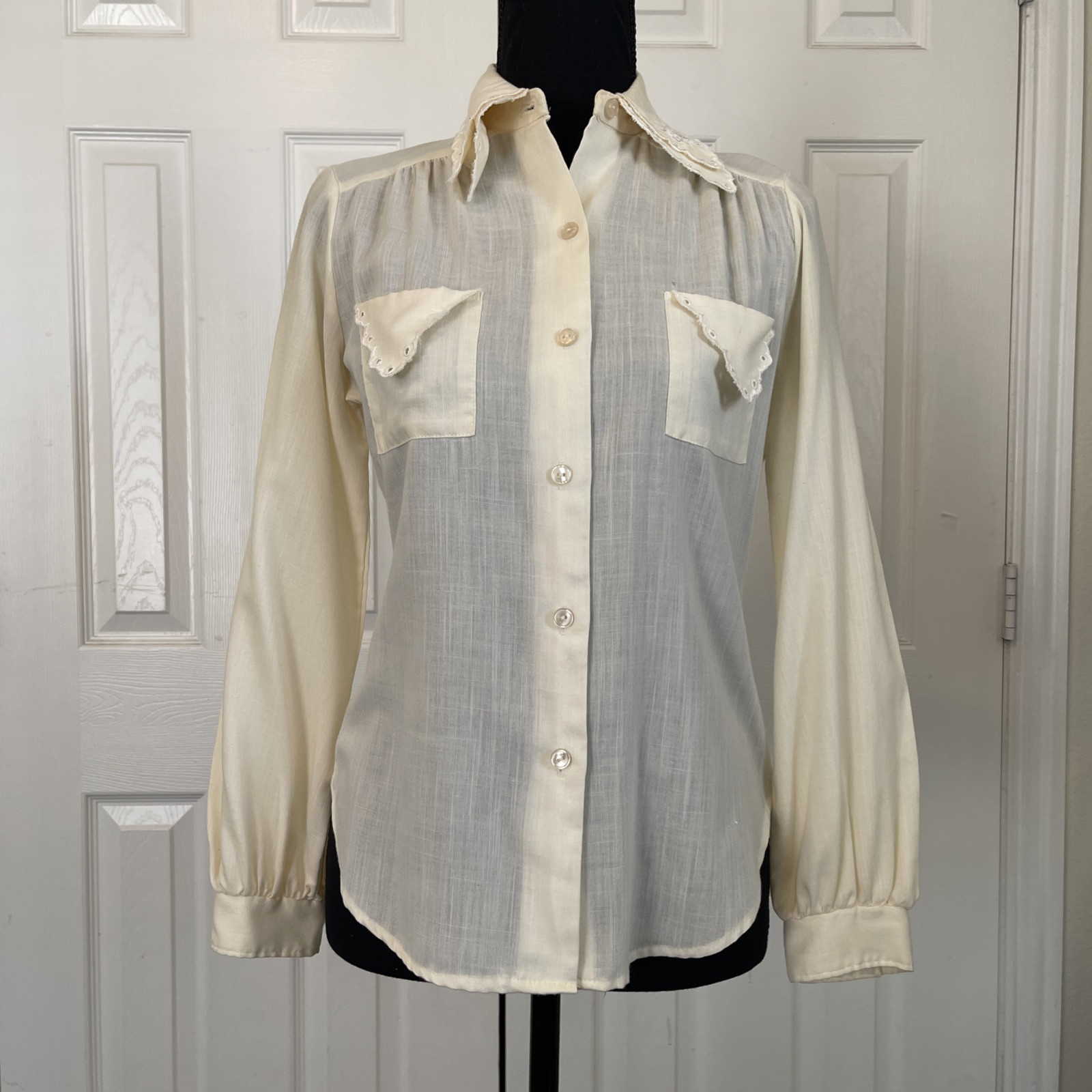 Vintage Langtry Ltd. Button Up Blouse