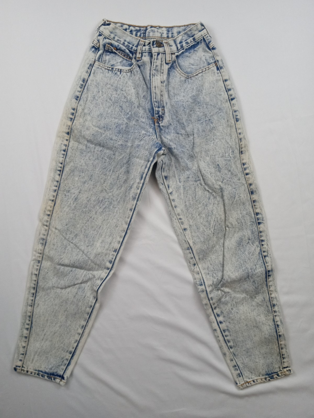 Vintage 80’s/90’s Zena System Acid Wash High Waisted Women’s Jeans Pants 24×27