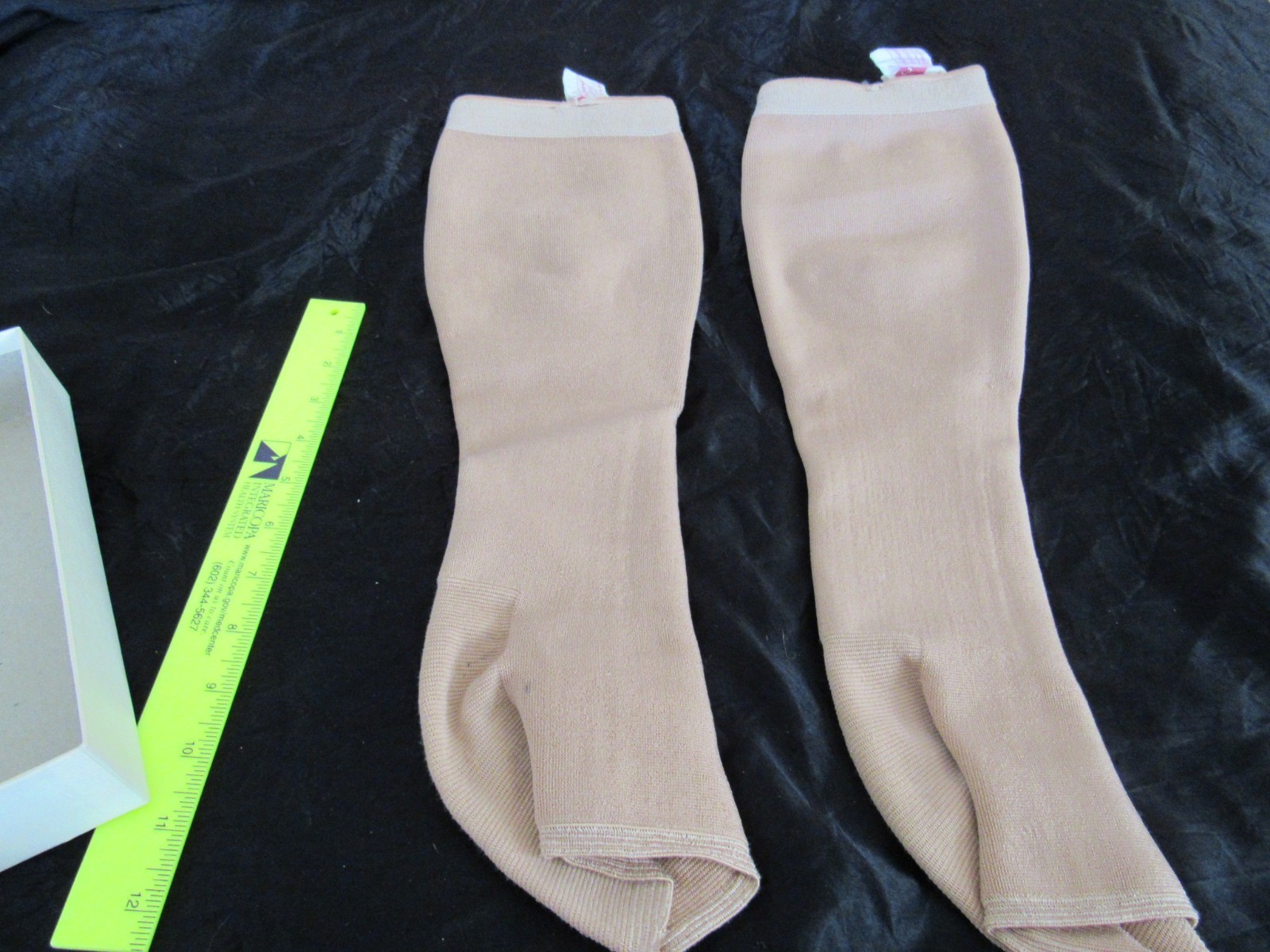 Vintage Nu-Vein Controlled Stretch Elastic Hosiery-OTC-Linton-Support Hose