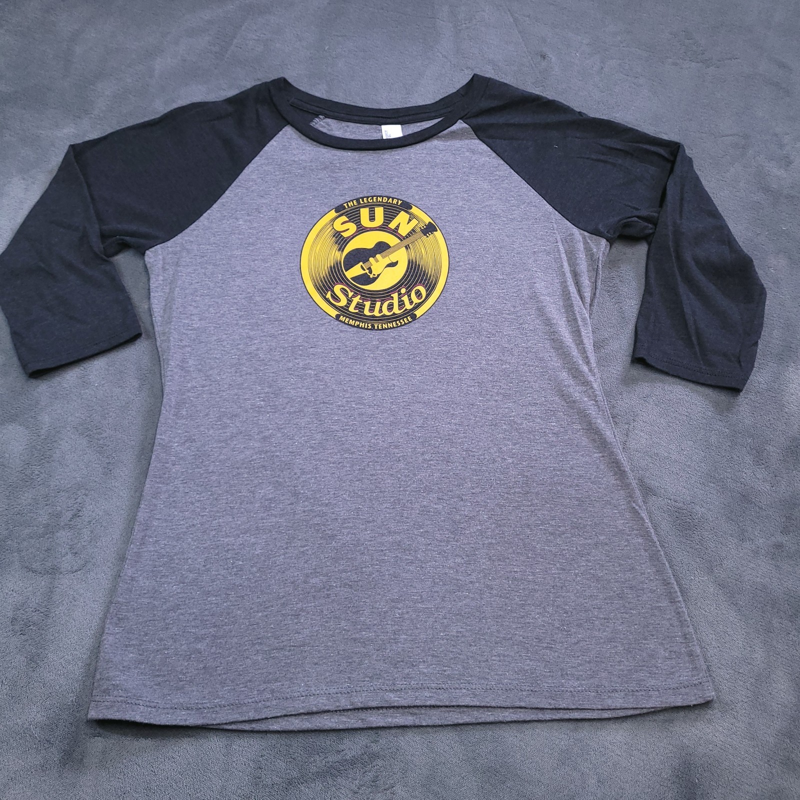 Sun Records Studio Small Shirt Memphis Elvis Johnny Cash Legendary Raglan Sleeve