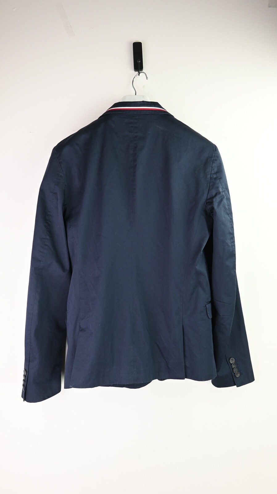Vintage Diesel blazer in navy with red & white trim size S/UK10