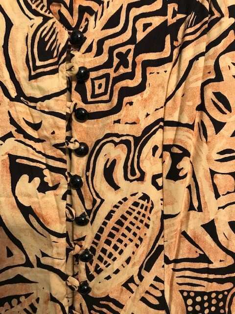 women’s vintage boho long hippy dress by D.B.Y.