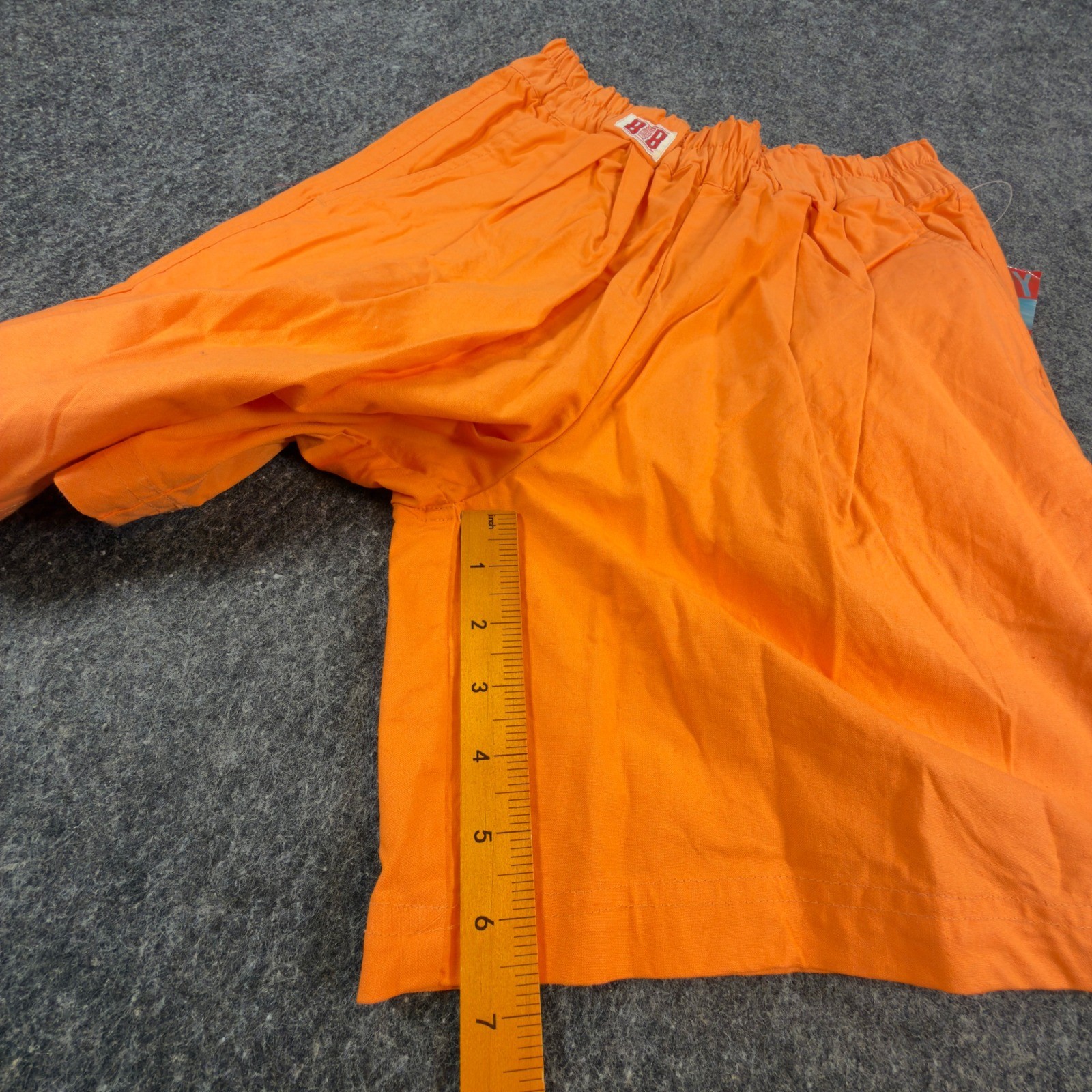 Bugle Boy Shorts Womens 7 Orange Cotton High Waist Vintage 90s 80701D47 NWT
