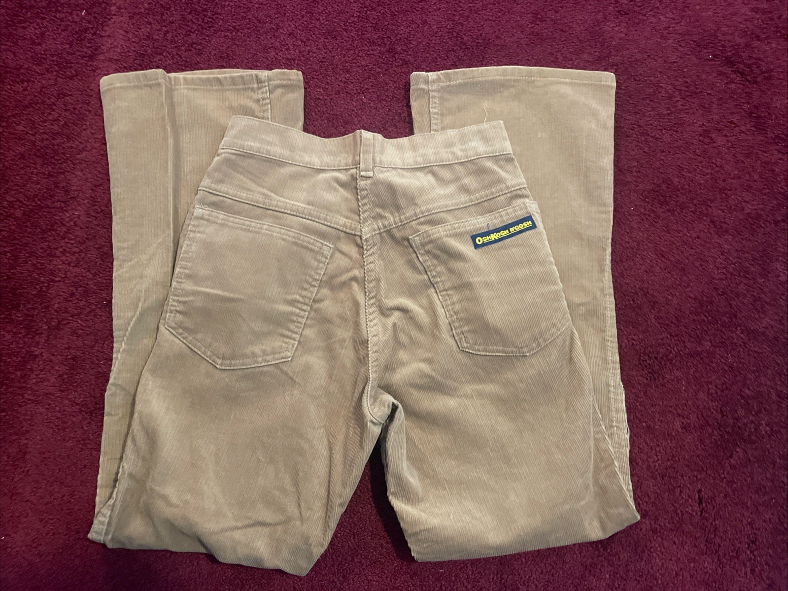Vintage 1970s Oshkosh B’Gosh Brown Corduroy Bell Bottoms Women’s 6