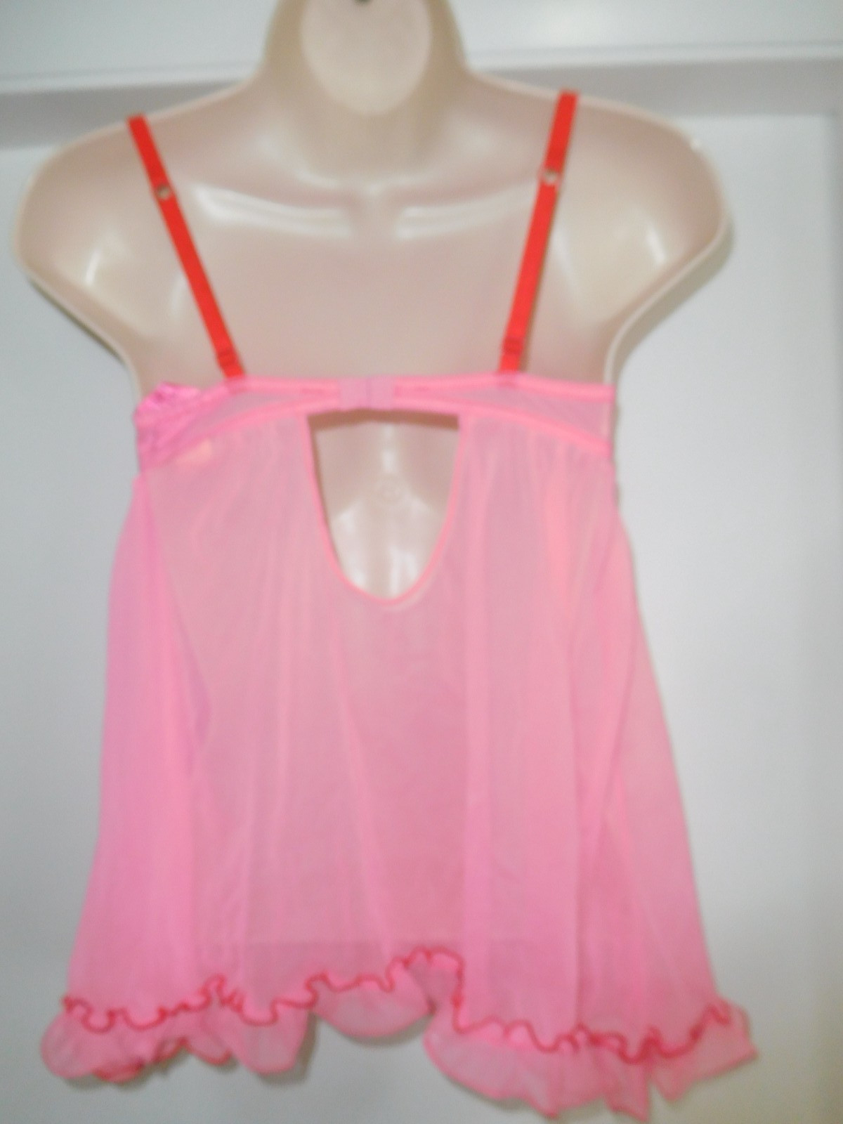 NWT! Vintage Victoria’s Secret Sexy Little Things Babydoll Lingerie 34C Pink