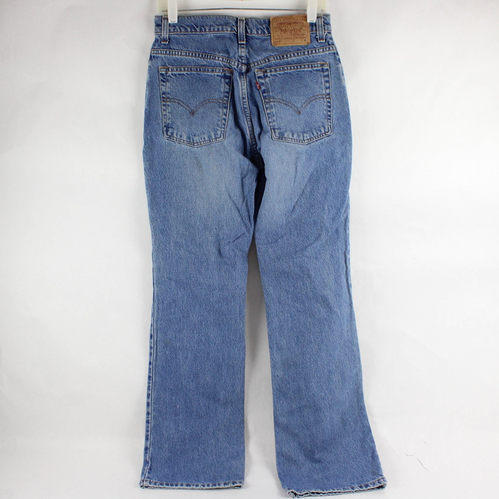 Vintage Levi’s Juniors 9 JR.M Med Wash 517 Boot Cut Low Rise Denim Jeans