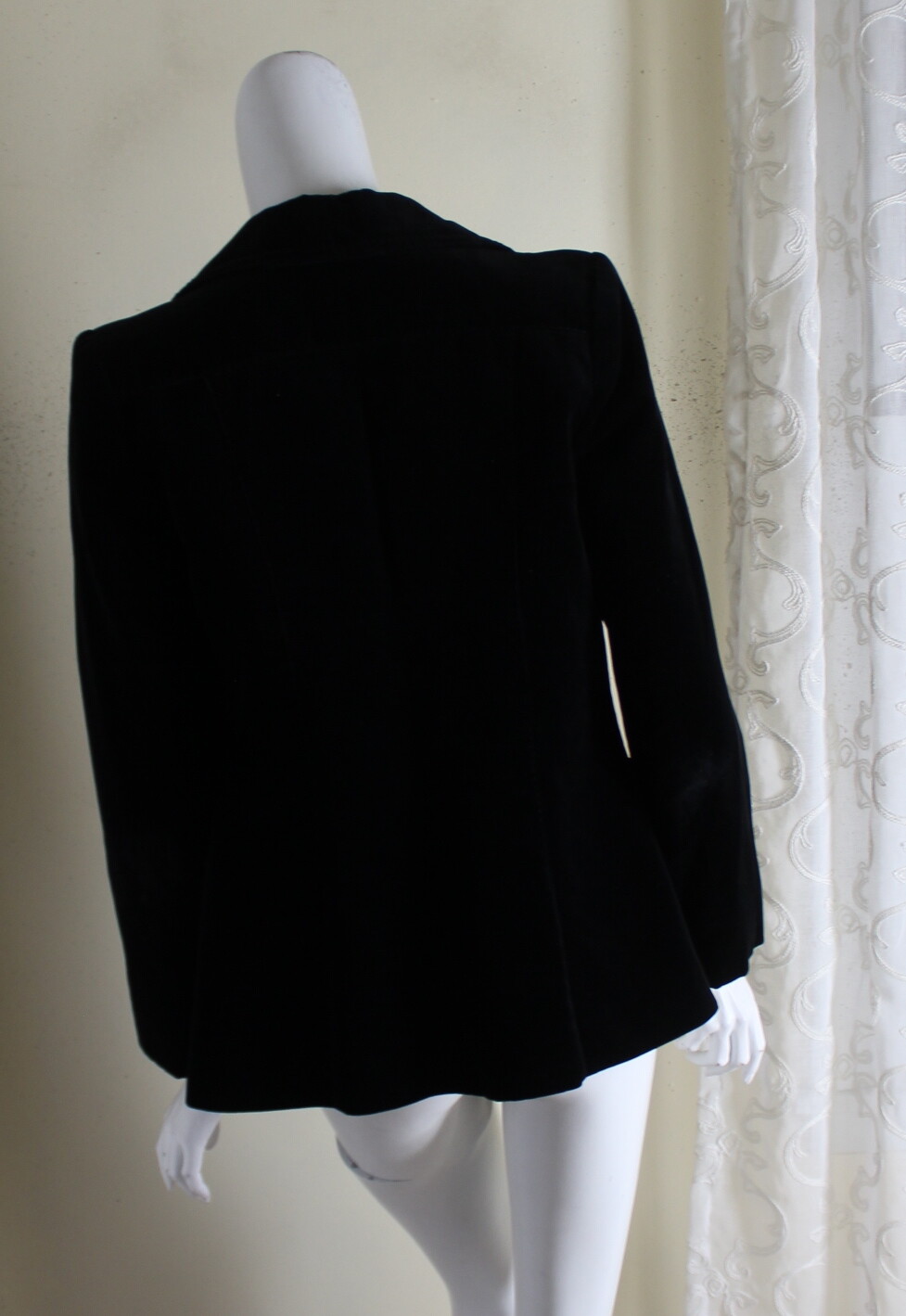 VTG Your Sixth Sense 38 4/6 German Austrian Tracht Velvet Romantic Jacket Blazer
