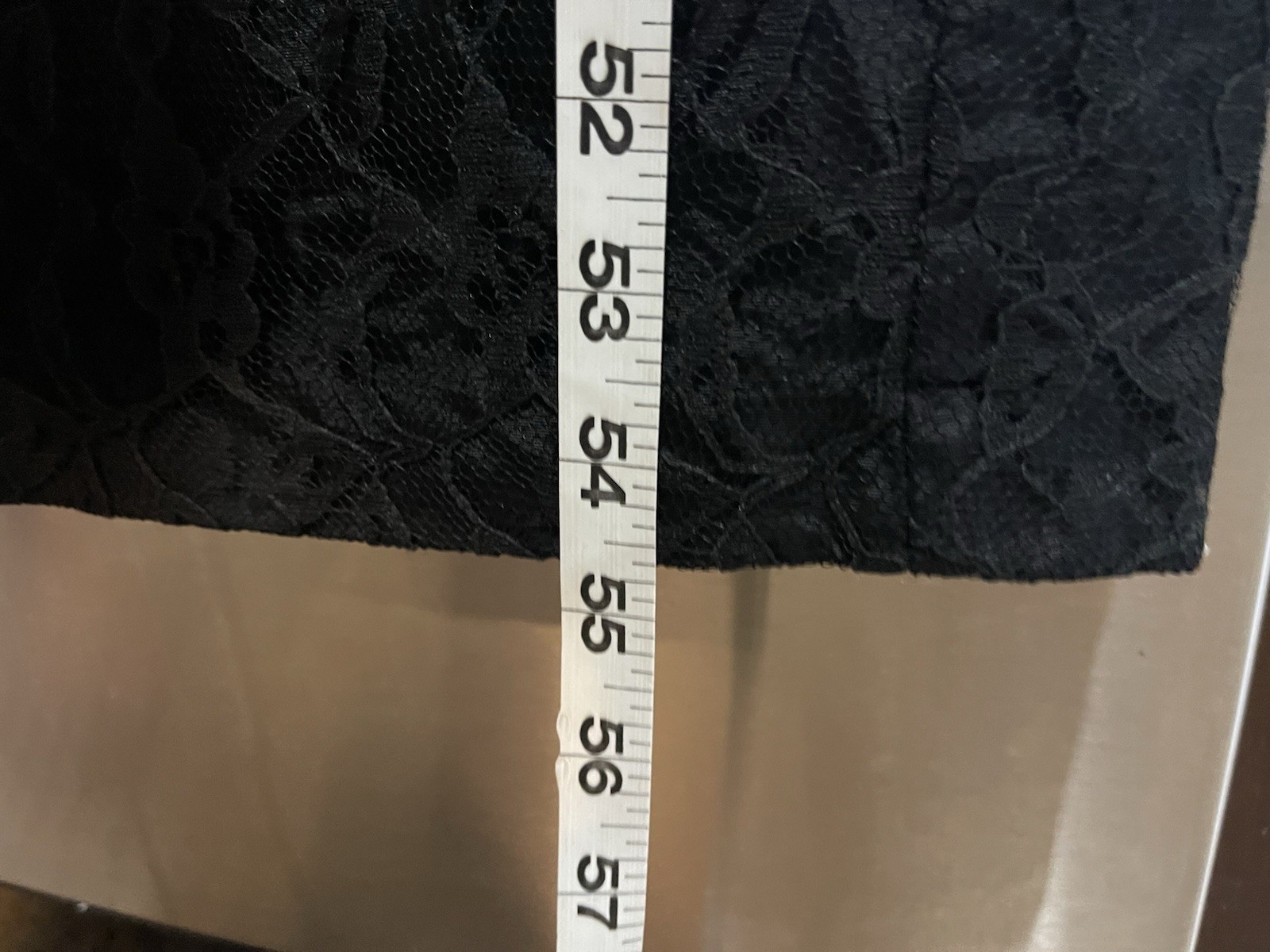 Vtg Climax Karen Okada David Howard Lace Black One Shoulder Bow Party Prom 3/4