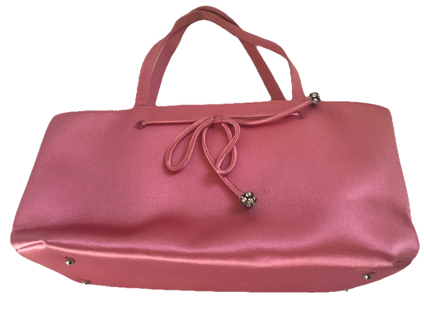 Authentic, Rare, Vintage Kate Spade Spring/Summer Dress Purse Pink/Light Green