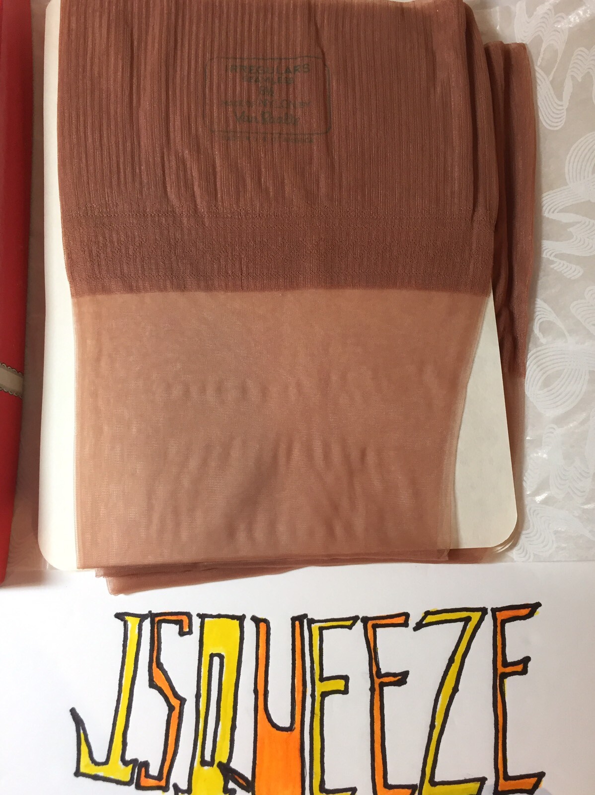 6 Pairs Vintage 15Den. RHT Nylon Stockings 8 1/2 X 30” Plain Flat Knit Highlight