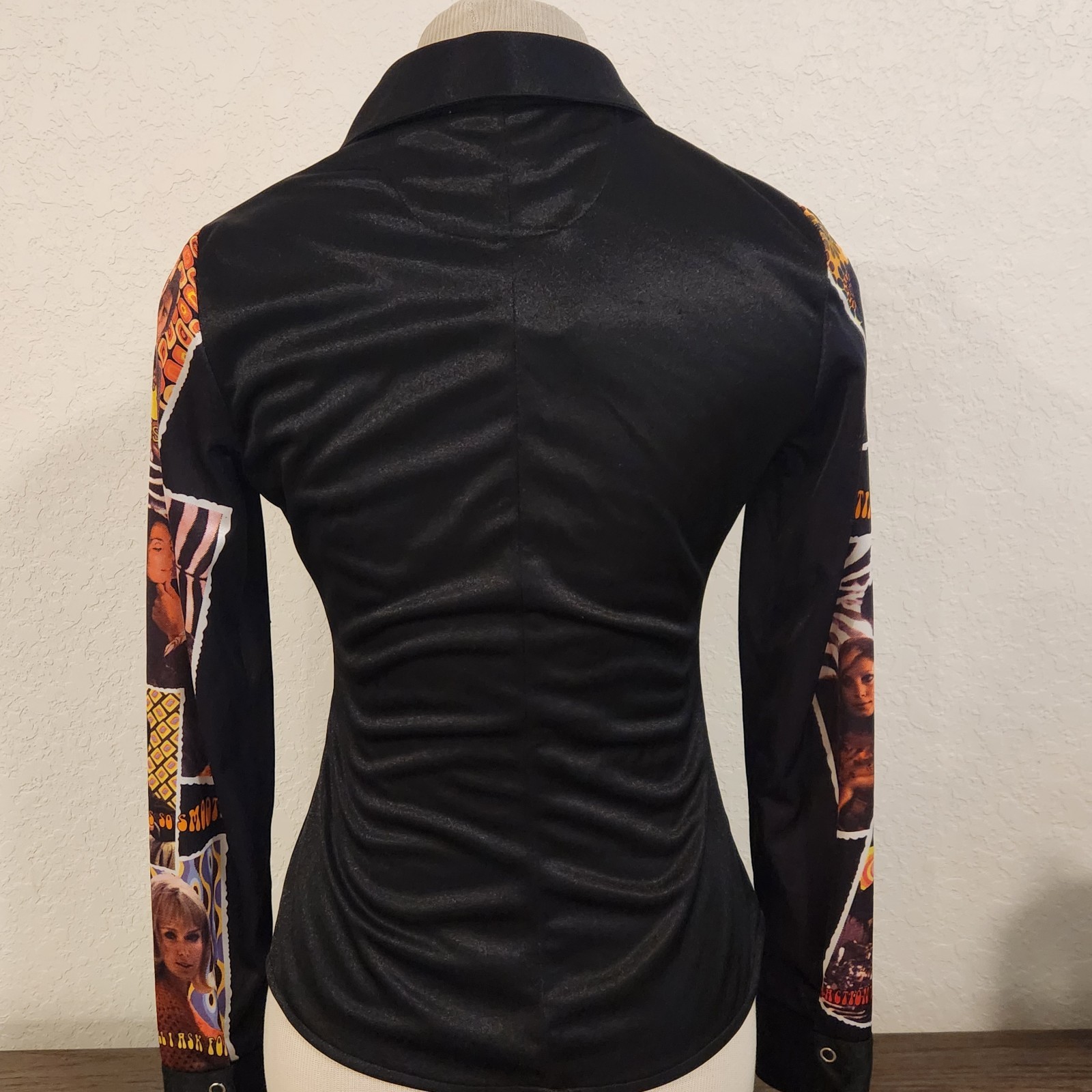 SIXTY Love Affairs Shirt: Sz M Romance Collage Made In Italy Y2K Vintage RARE