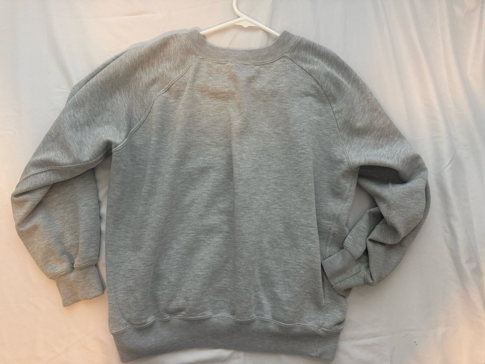 Nike Vintage 80’s Blue Tag w/ Embroidered Logo Pullover Grey Sweatshirt-Wm/Sz M