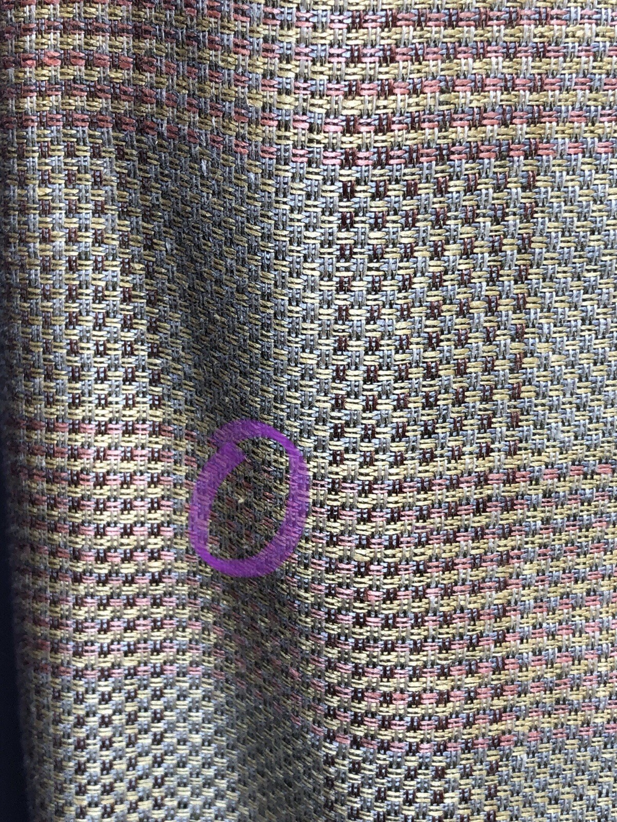 Vtg 80s Giorgio Armani Le Collezion Pink Blue Tan Plaid Long Blazer Italy 40 M