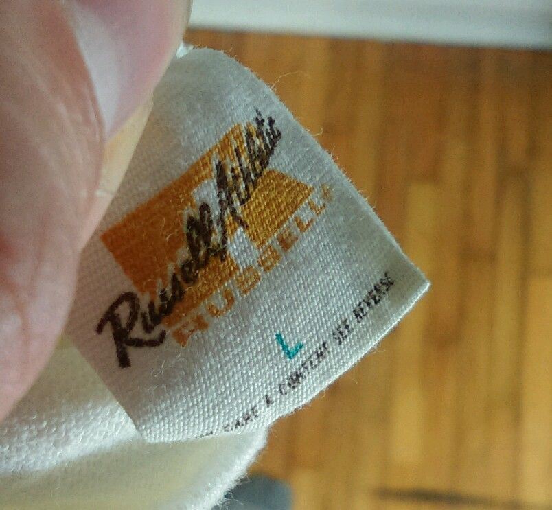Vintage 70s University of Evansville UE Cotton Russell Jersey T Shirt Basketball