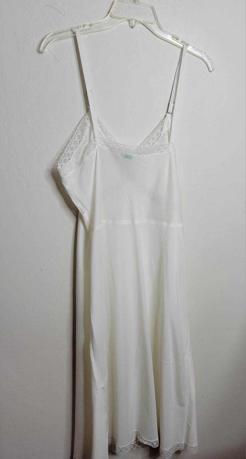 Vintage Lady Lynne Zephyr Baptize Full Slip Size 40 White Union USA Made