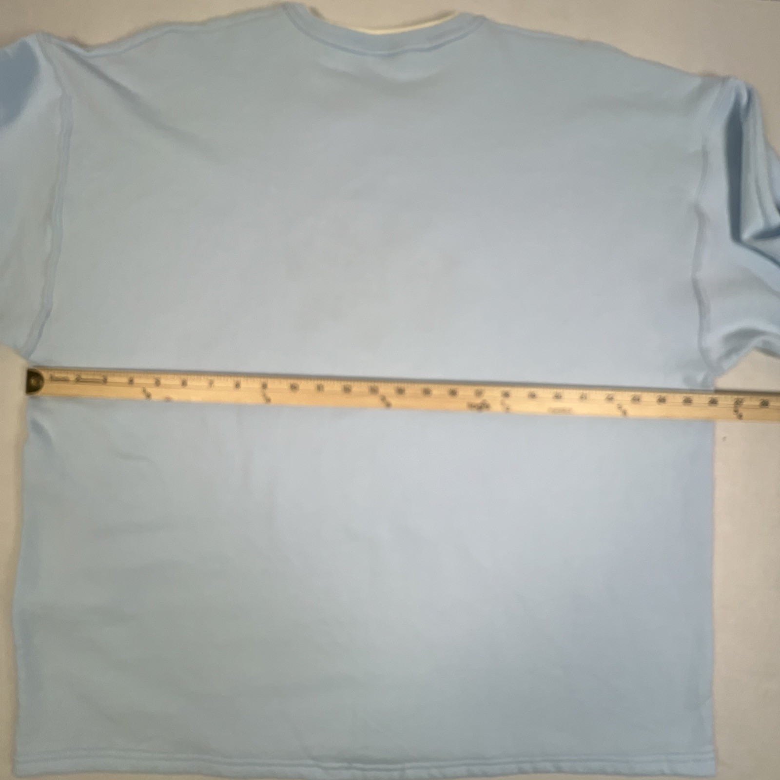 90s Endless Designs Snowman Sweatshirt XL Light Blue Embroidered Winter Holiday