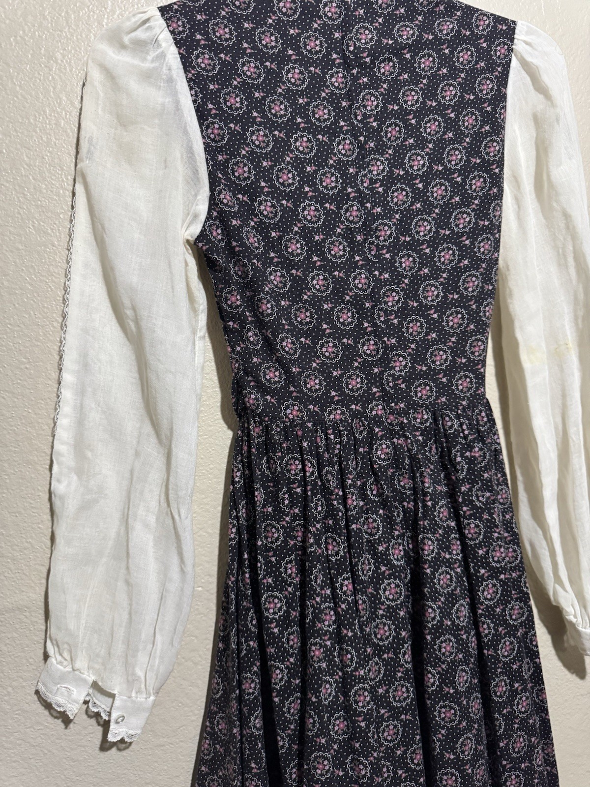 Vintage 70s Gunne Sax by Jessica Floral Maxi Dress Prairie Peasant Size 5