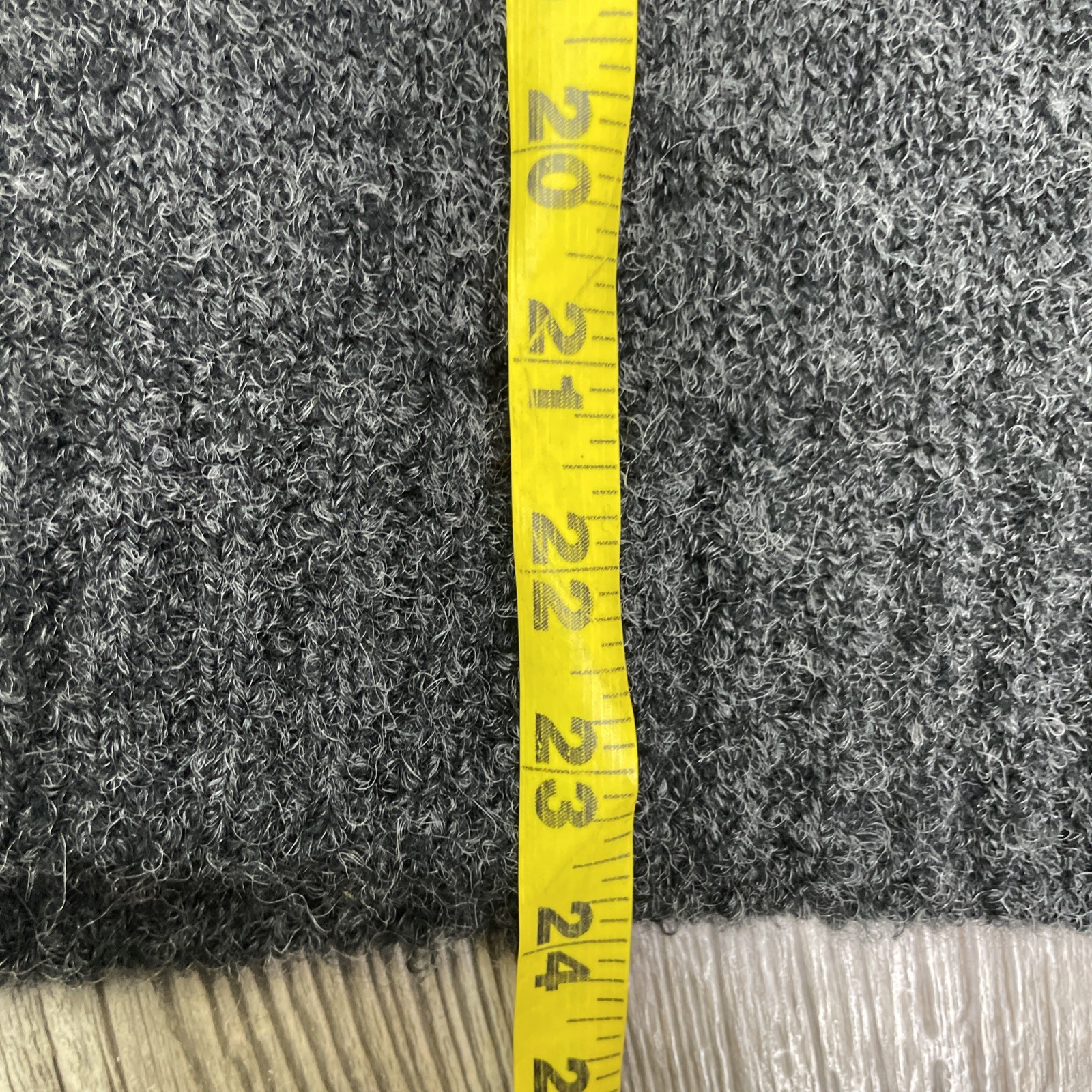 Vtg Jersild Shawl Collar Cap Sleeve Gray Wool Blend Sweater Size XL