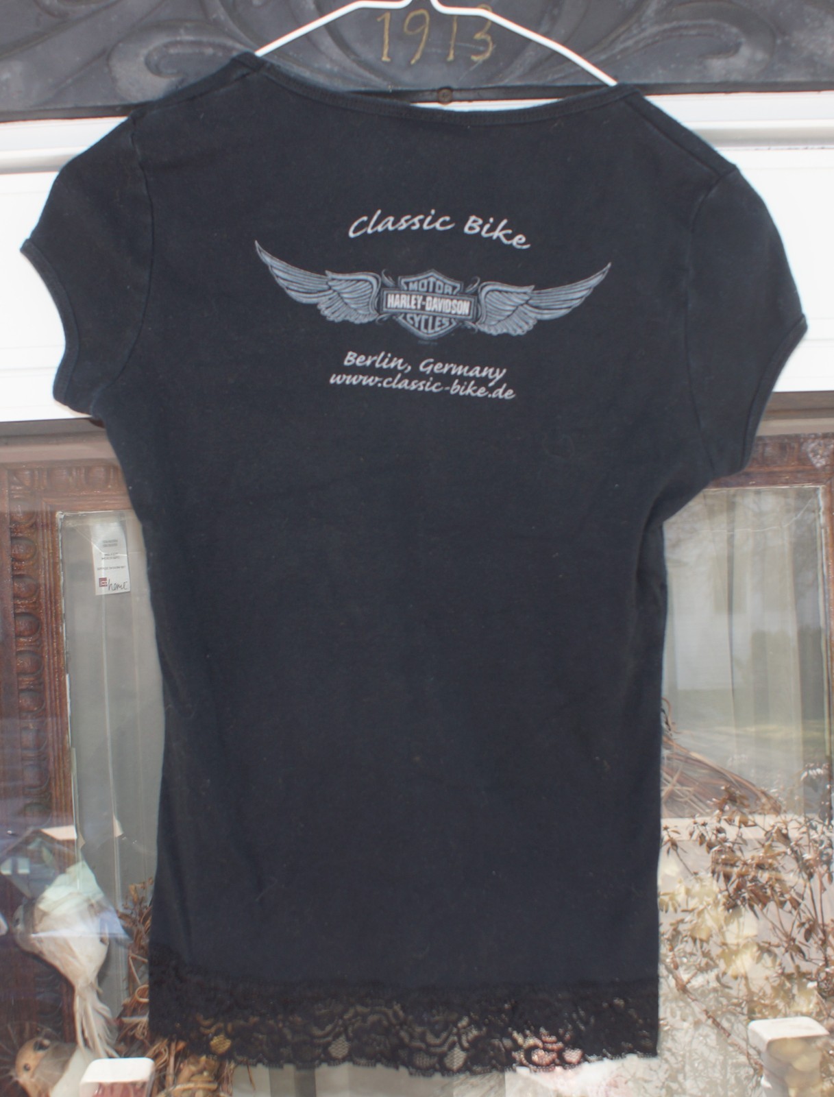 Harley Davidson Vintage T-Shirt Size SMALL Classic Bike Berlin Germany