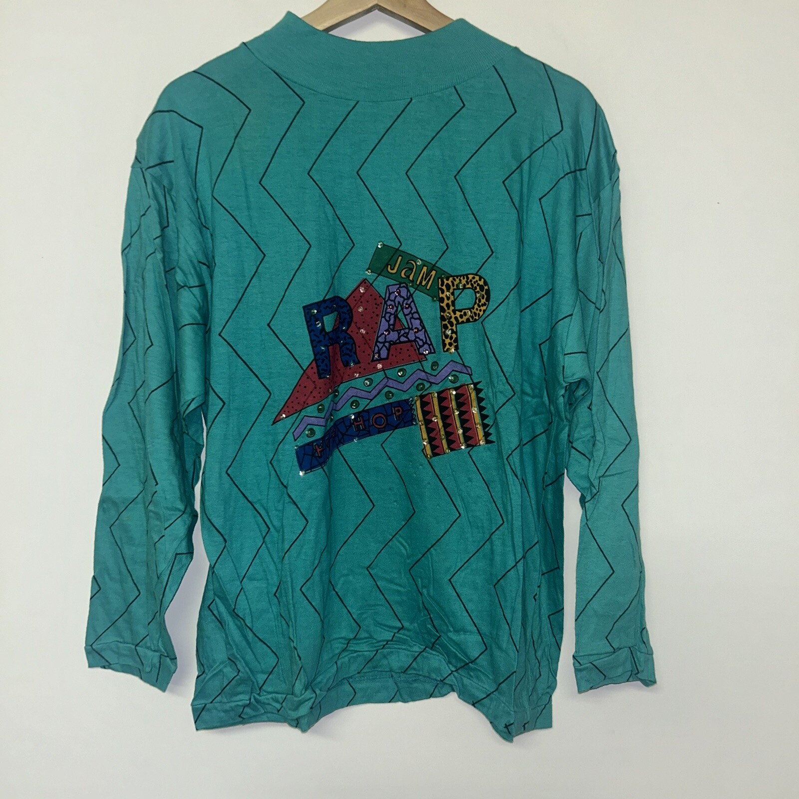 Vintage 1990’s Adonis Womens Multicolor T-shirt, Deadstock NWT, Size M
