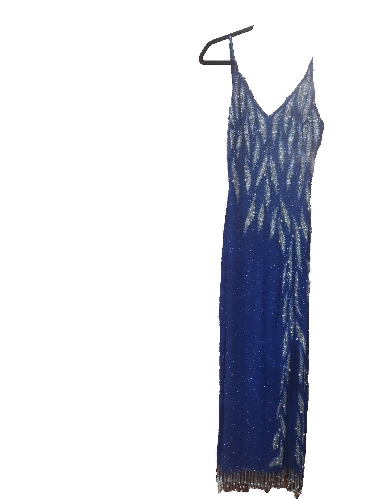 VTG 1980’s 1990’s S & N Fashions Silk Beaded and Sequin cocktail Dress Small