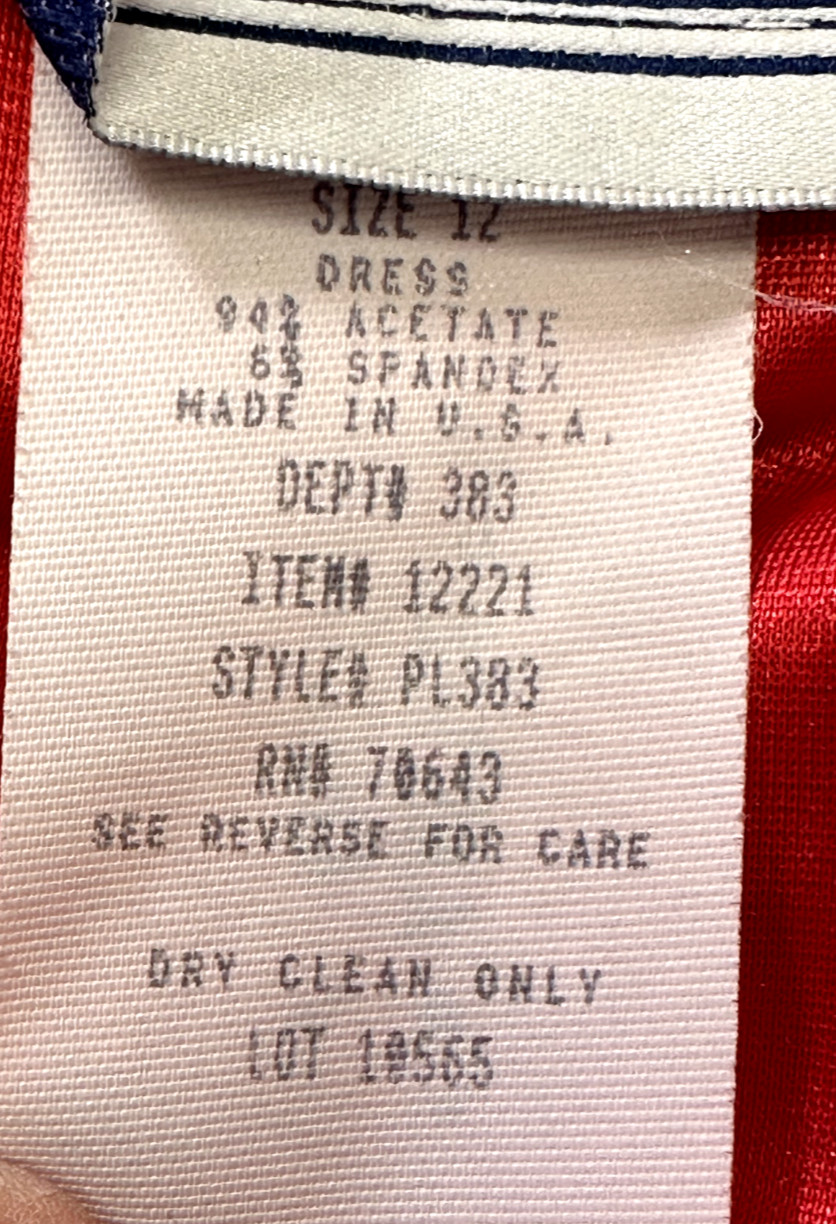 Vintage Jessica Howard Red Glitter Maxi Dress Women Size 12 Evening 1980s 1990s