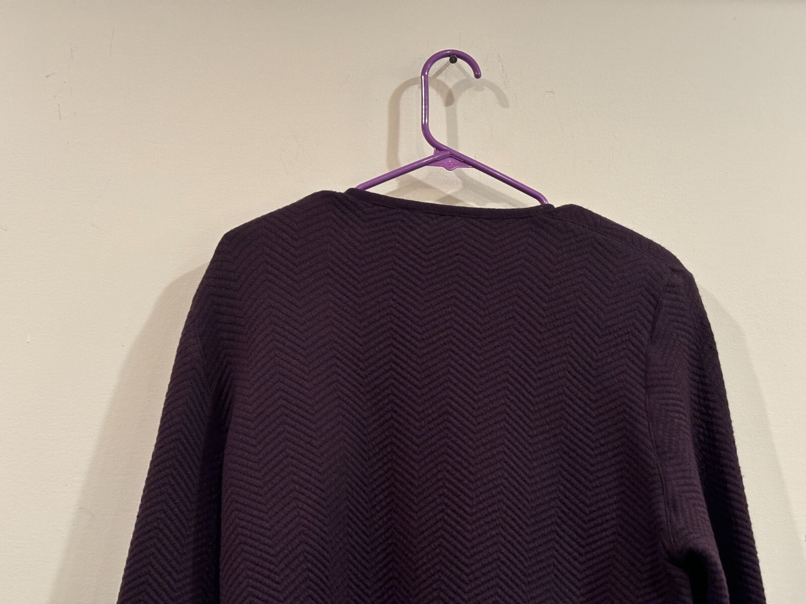 Vintage Rodier Purple Knit Cardigan/Jacket – Made in France