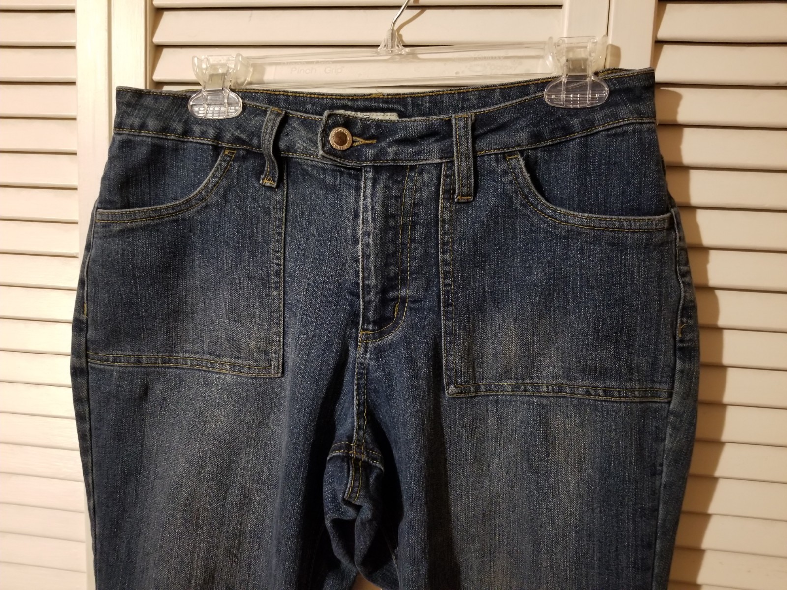 Vintage 90’s Duckhead Size 10P Blue Jeans Denim Pants Dark Wash Cotton Spandex