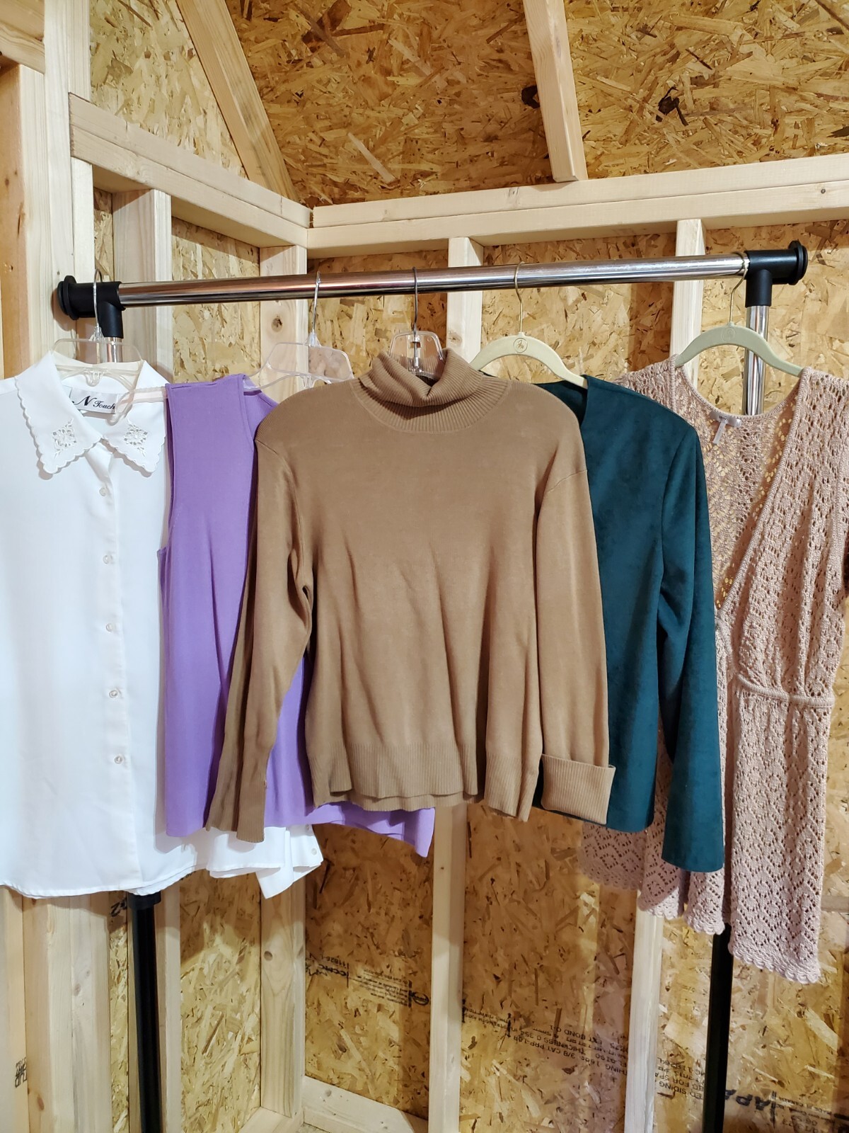 Lot of 5 Vintage Women By N Touch Etc Size XL BLOUSES 4 and 1 Bathing Cover