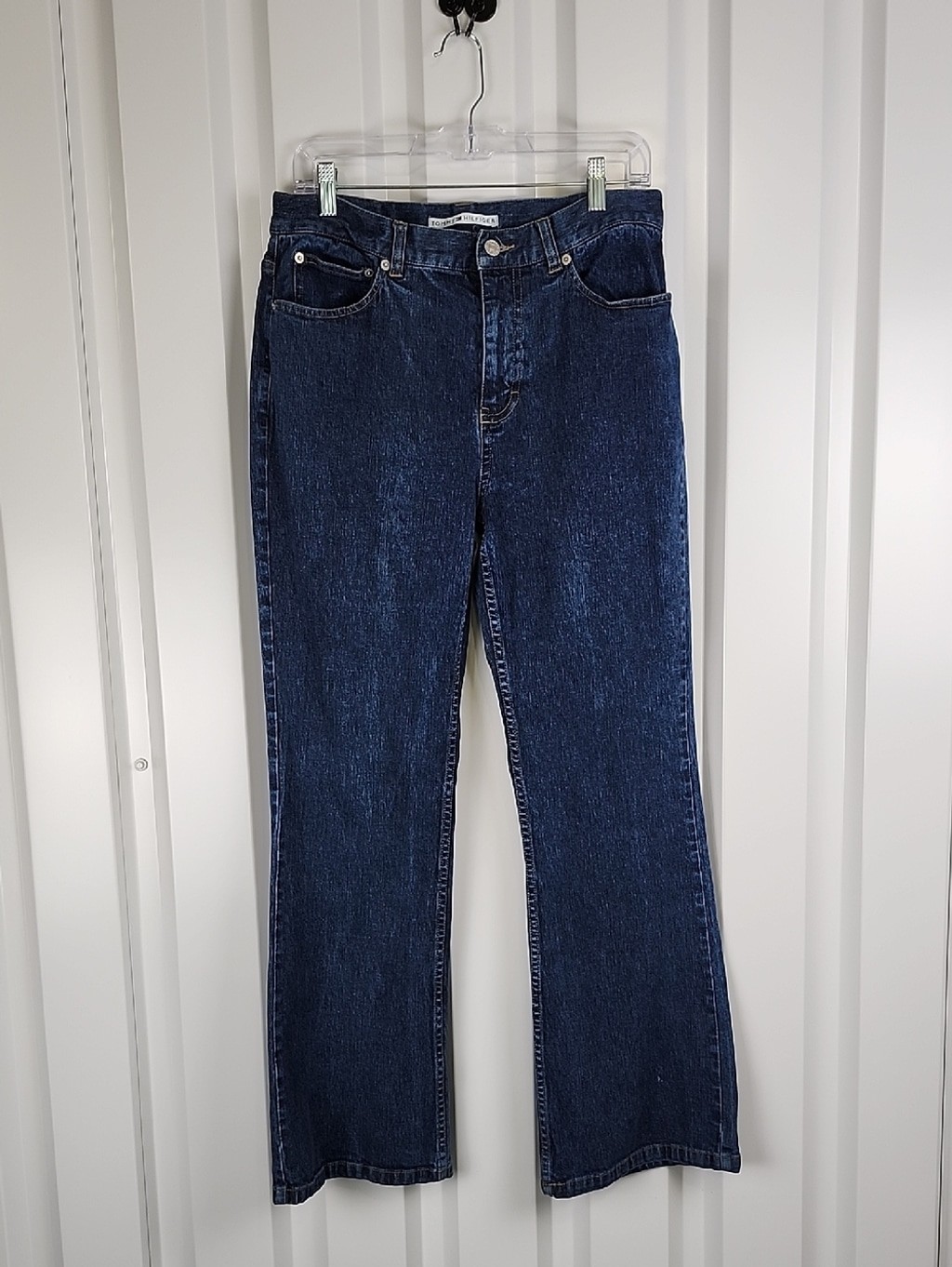 Tommy Hilfiger Vintage Womens 1999 Dark Blue Straight-Leg Jeans Size 12 90’s