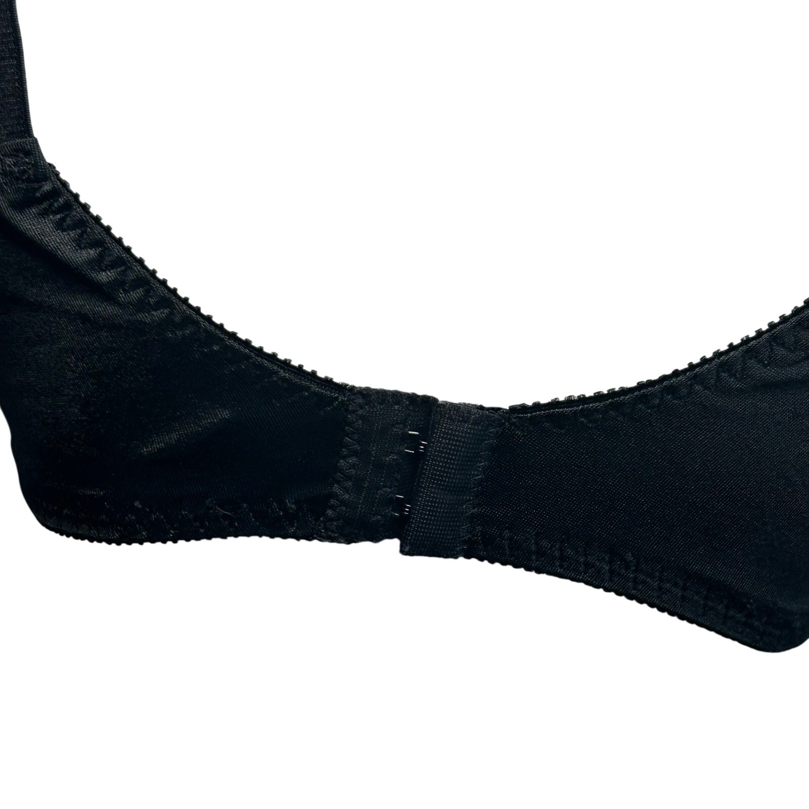 VTG 90s Bestform Black Lace Bullet Bra 38DD Retro Pinup Mid-Century