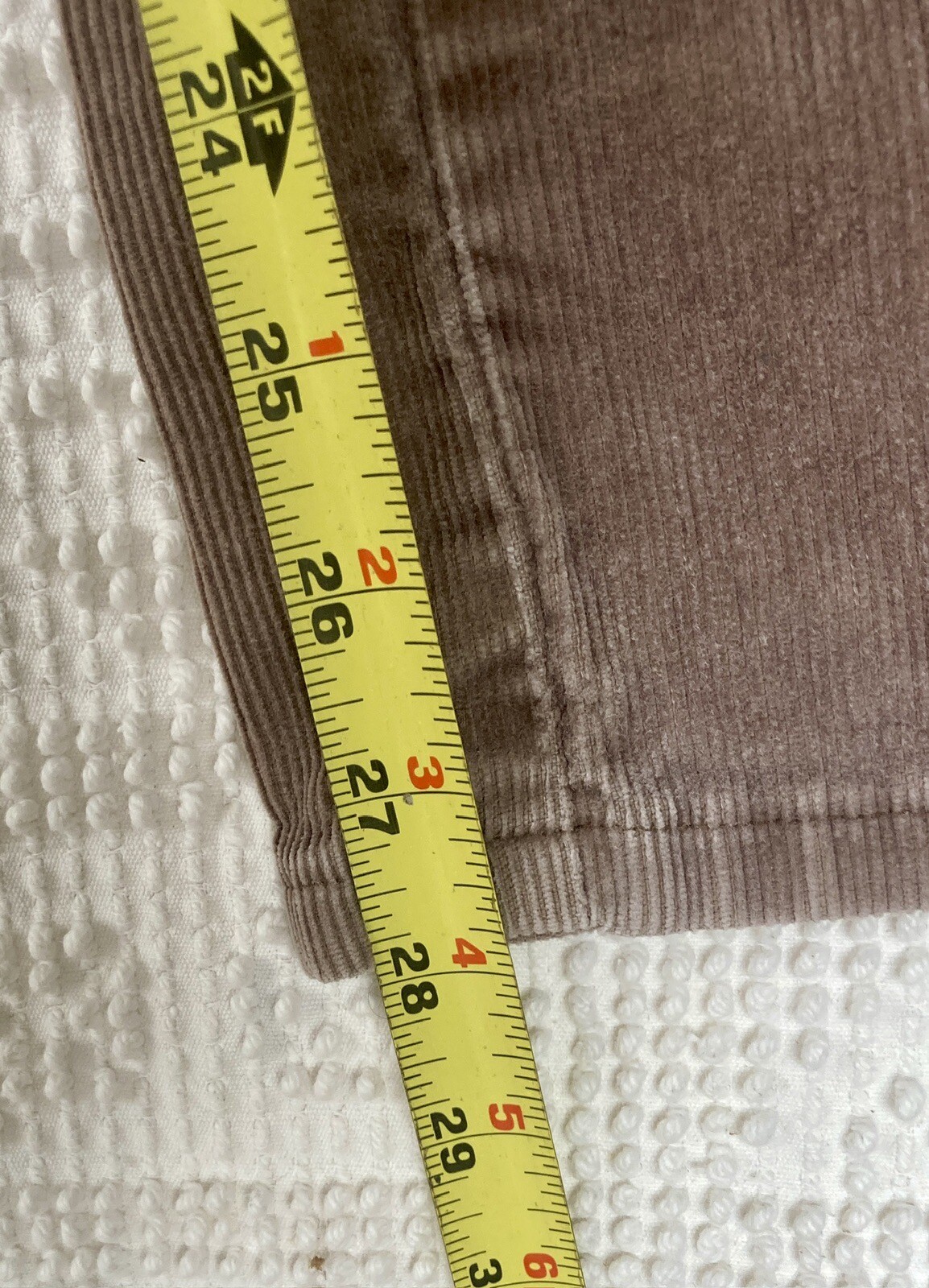 Vintage 1980’s Brown Student Wrangler Corduroy Pants Tag Size 28 x 30 Cords